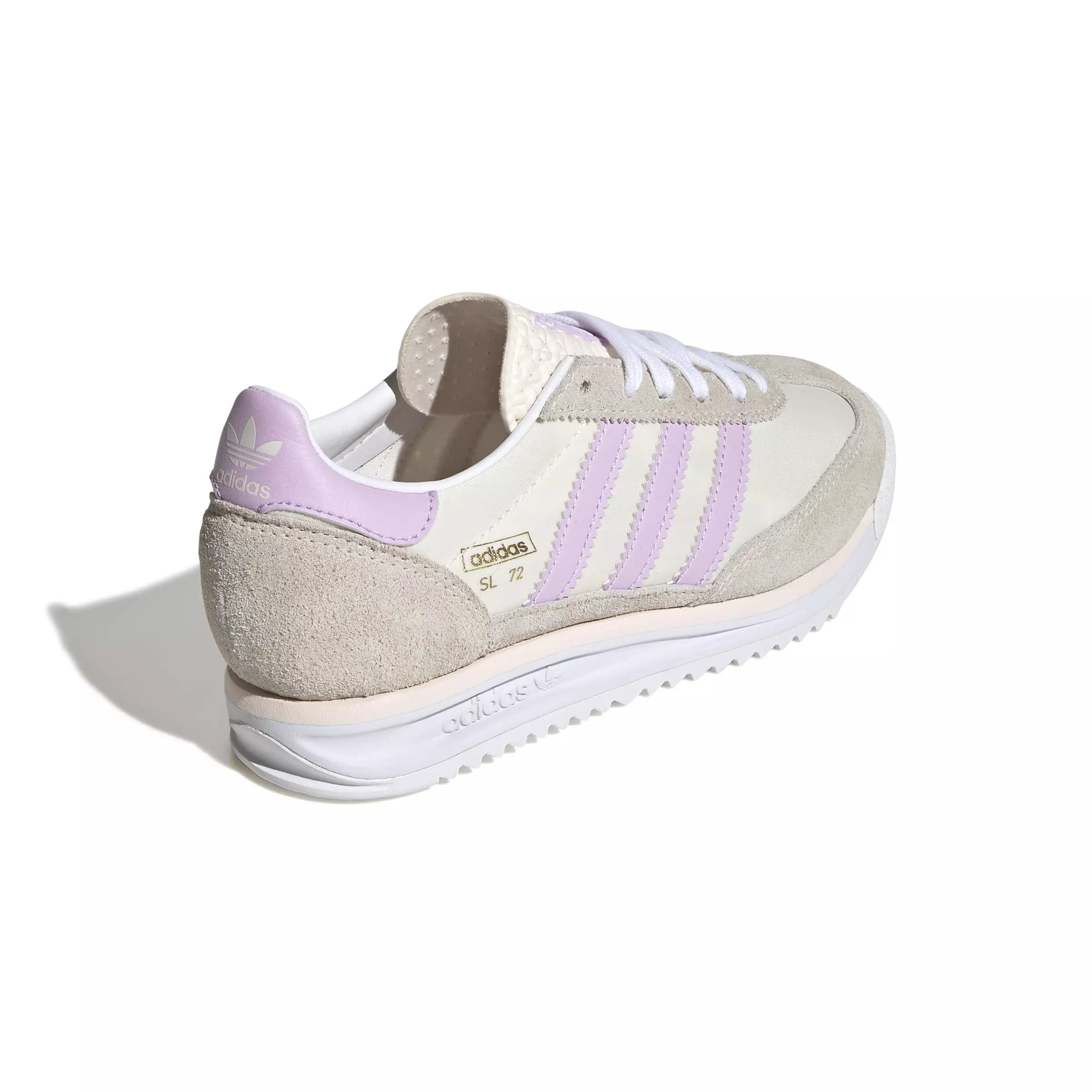 adidas Originals SL 72 RS "Chalk White/Bliss Lilac/Wonder Quartz" Grade School Girls' Shoe - CHALK/LILAC/QUARTZ