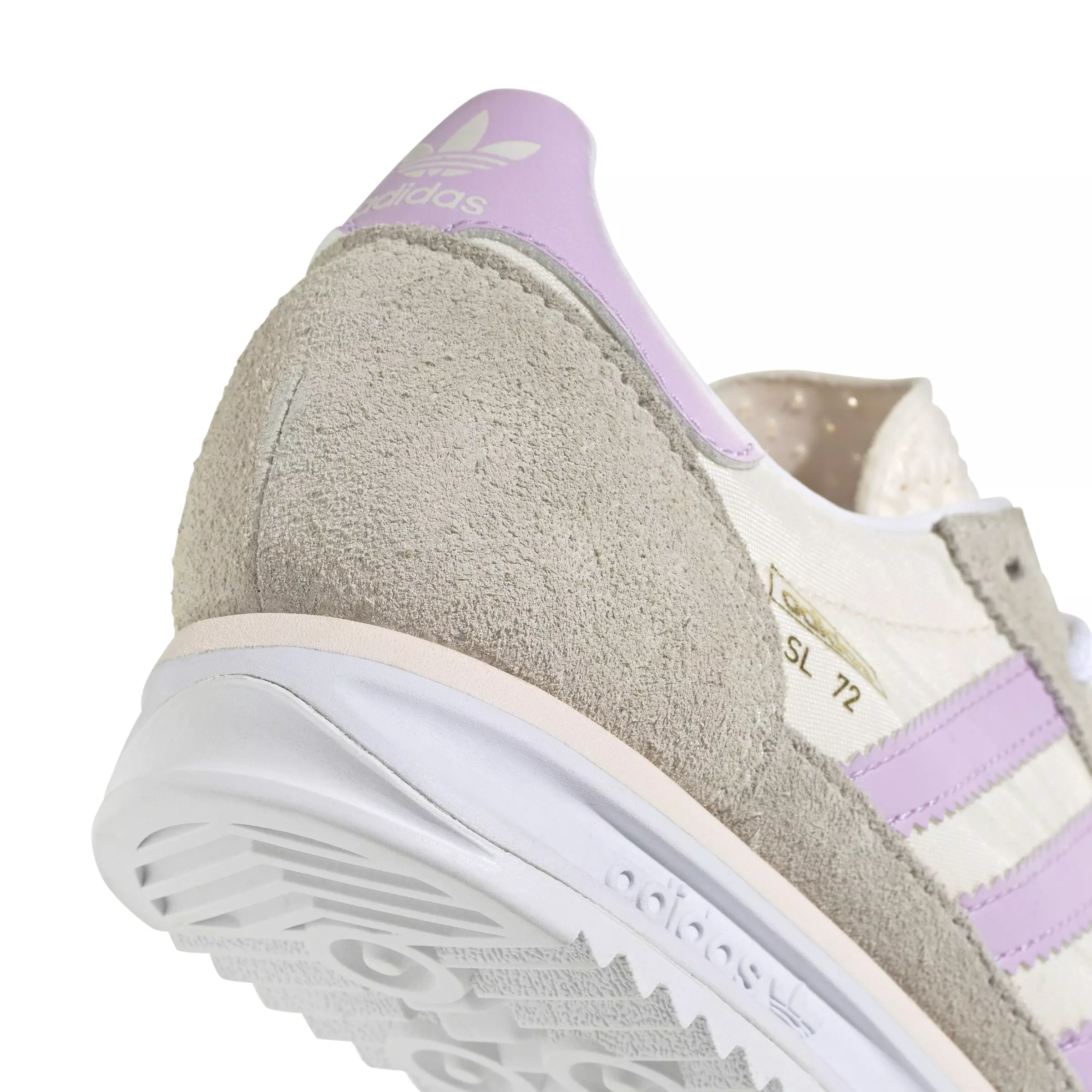 adidas Originals SL 72 RS "Chalk White/Bliss Lilac/Wonder Quartz" Grade School Girls' Shoe - CHALK/LILAC/QUARTZ