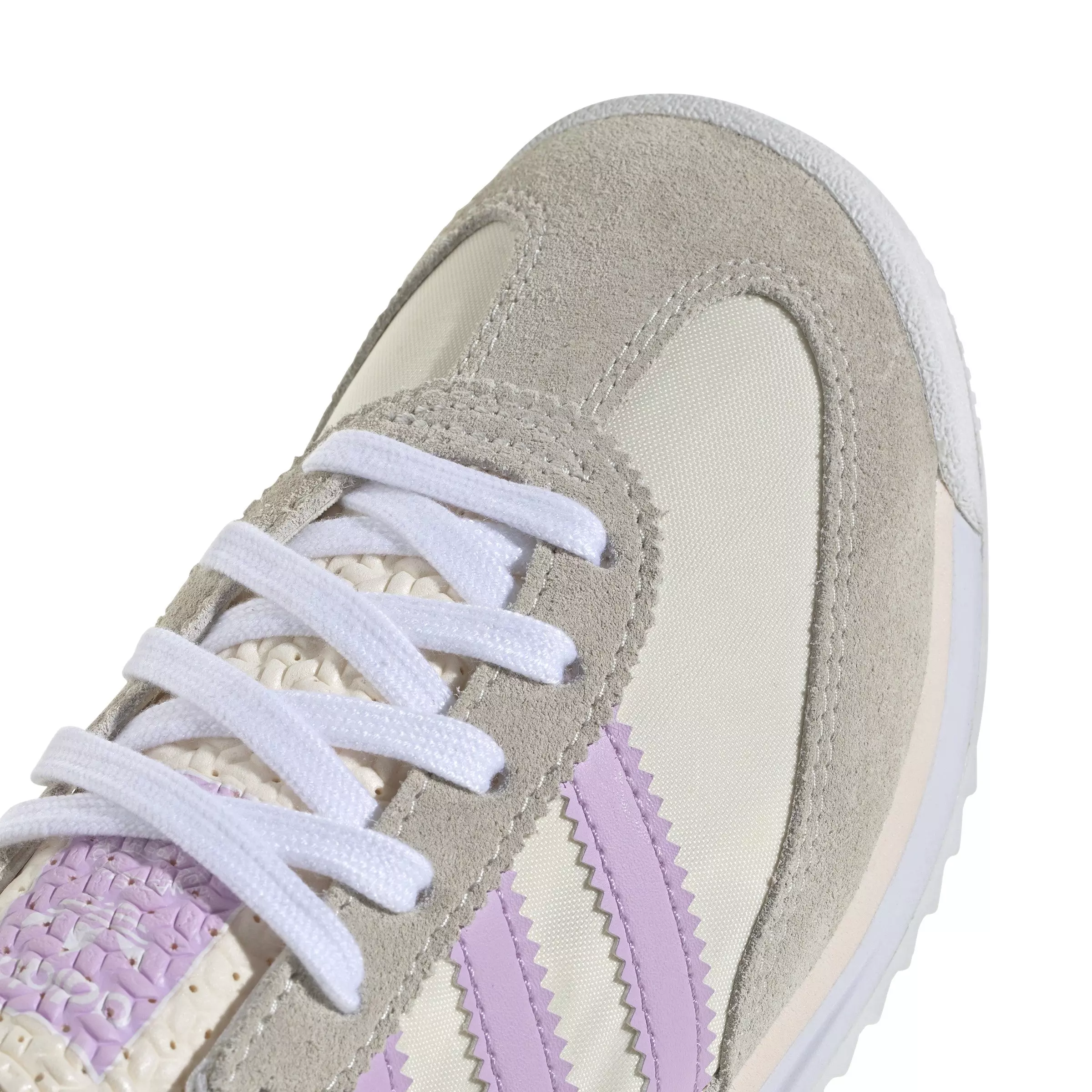 adidas Originals SL 72 RS "Chalk White/Bliss Lilac/Wonder Quartz" Grade School Girls' Shoe - CHALK/LILAC/QUARTZ