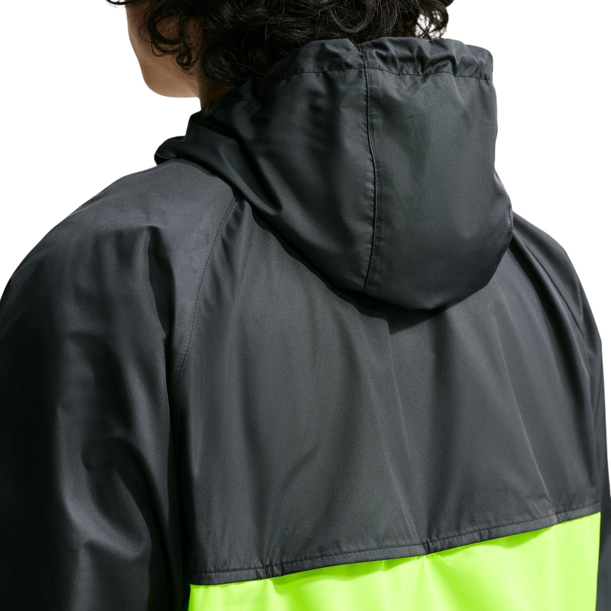 Nike Men's Windrunner Lined Jacket - BLACK/VOLT