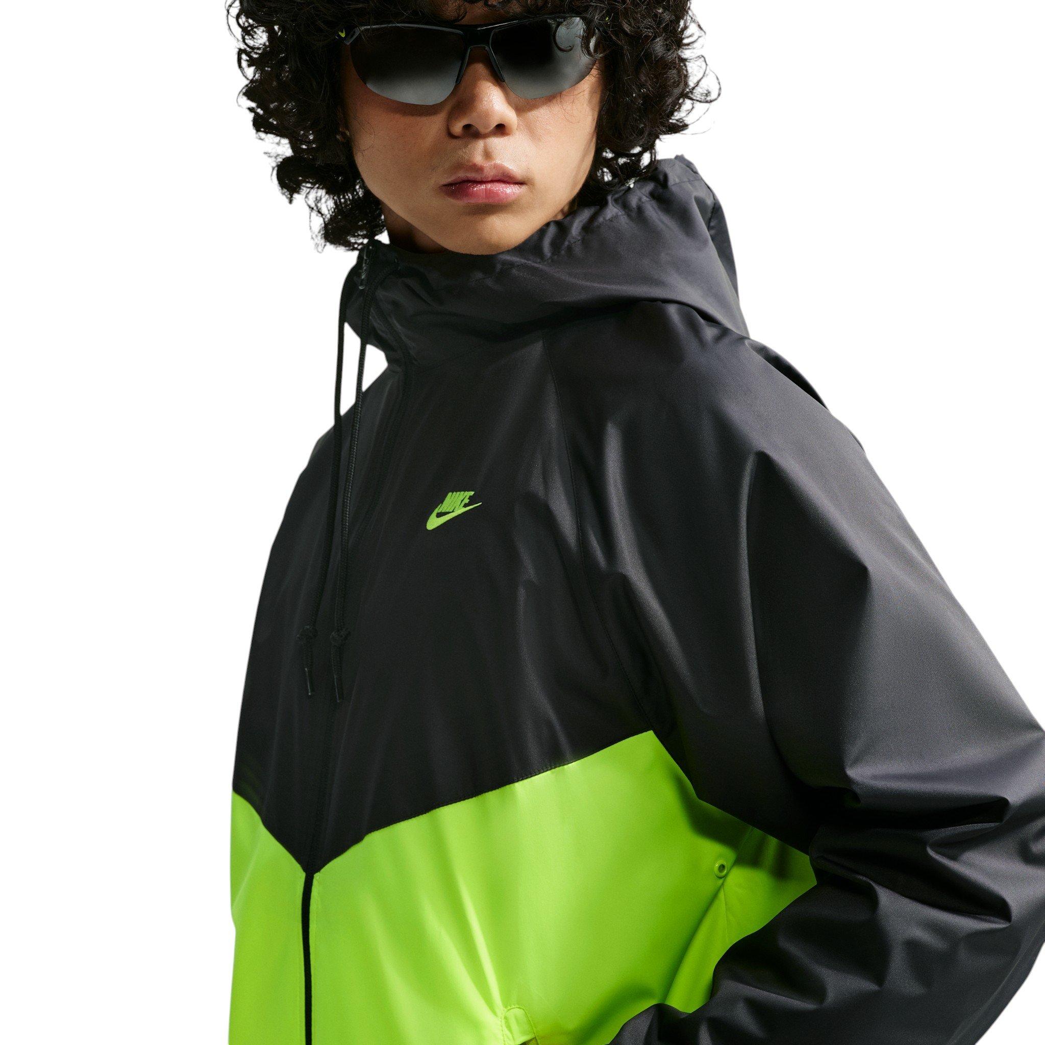 Nike Men's Windrunner Lined Jacket - BLACK/VOLT
