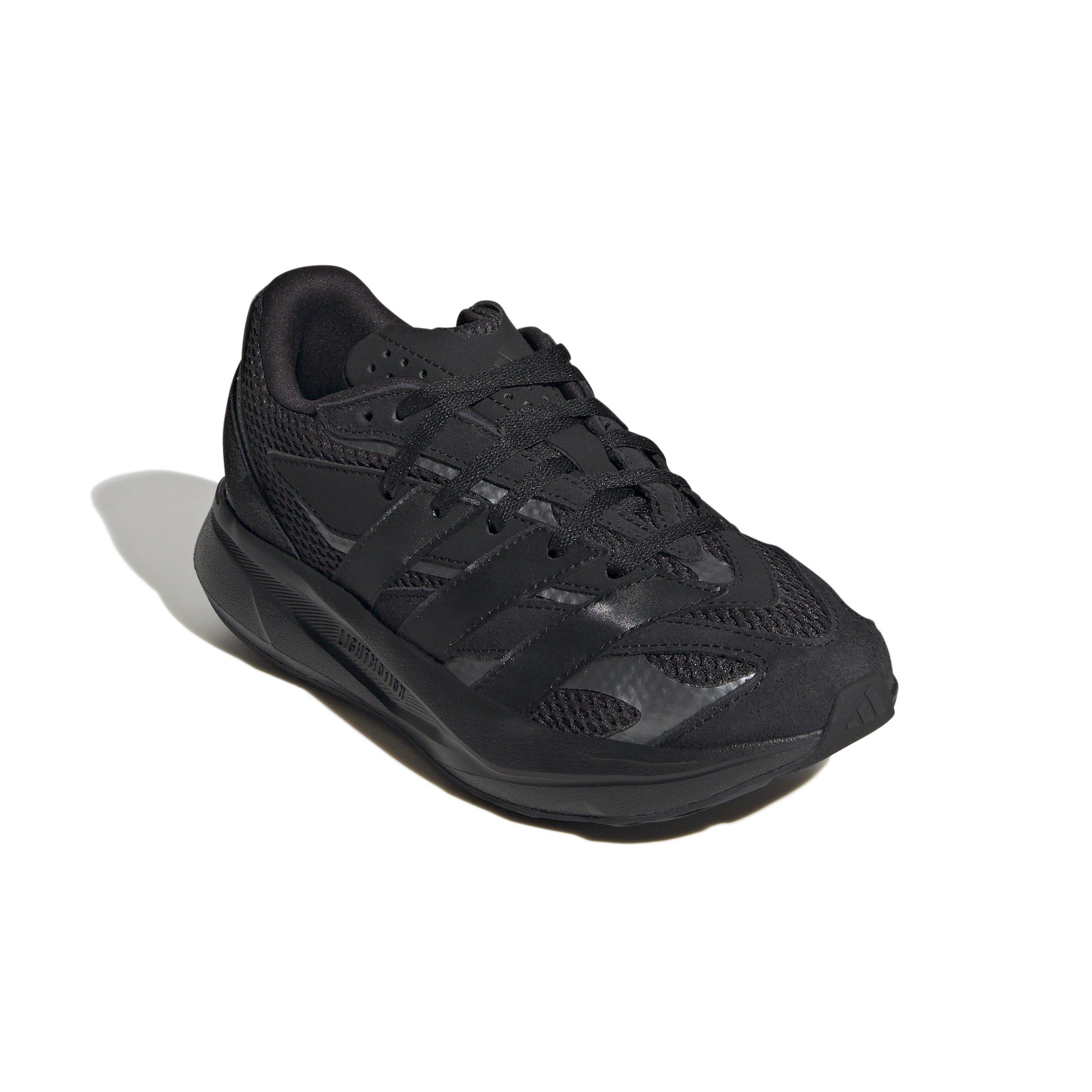 adidas Lightblaze Grade School Boys' "Core Black/Core Black/Iron Metallic" Shoe
