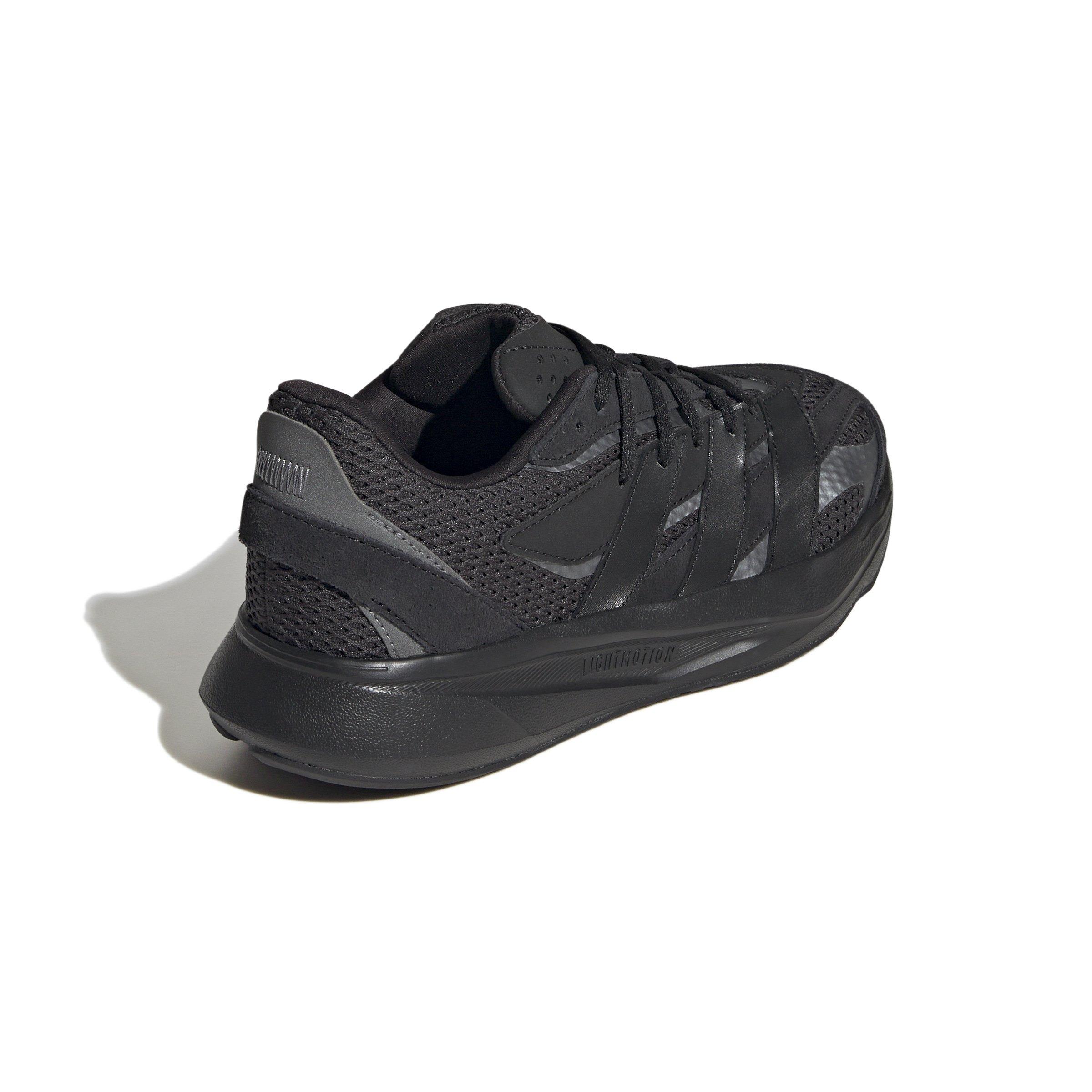 adidas Lightblaze Grade School Boys' "Core Black/Core Black/Iron Metallic" Shoe