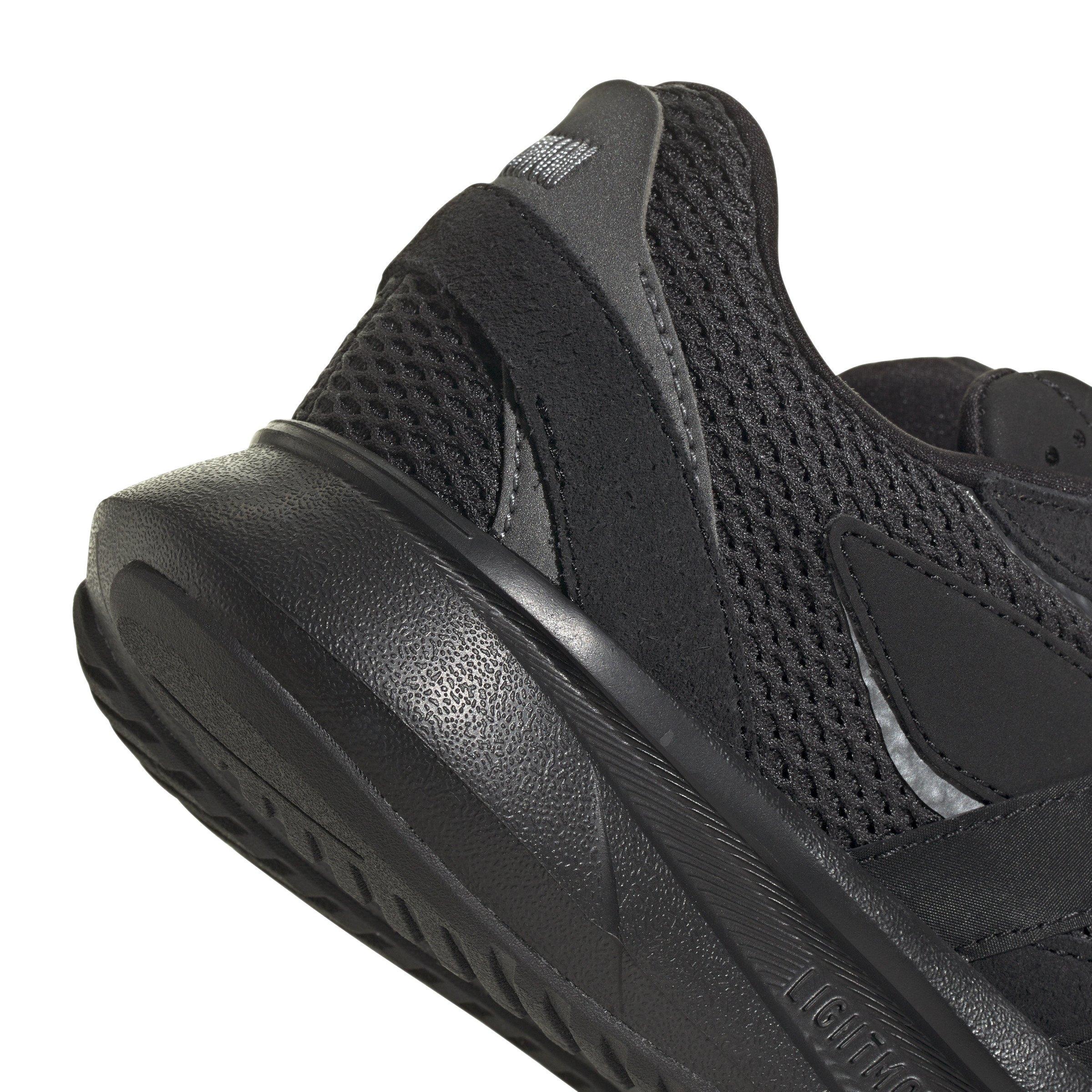 adidas Lightblaze Grade School Boys' "Core Black/Core Black/Iron Metallic" Shoe