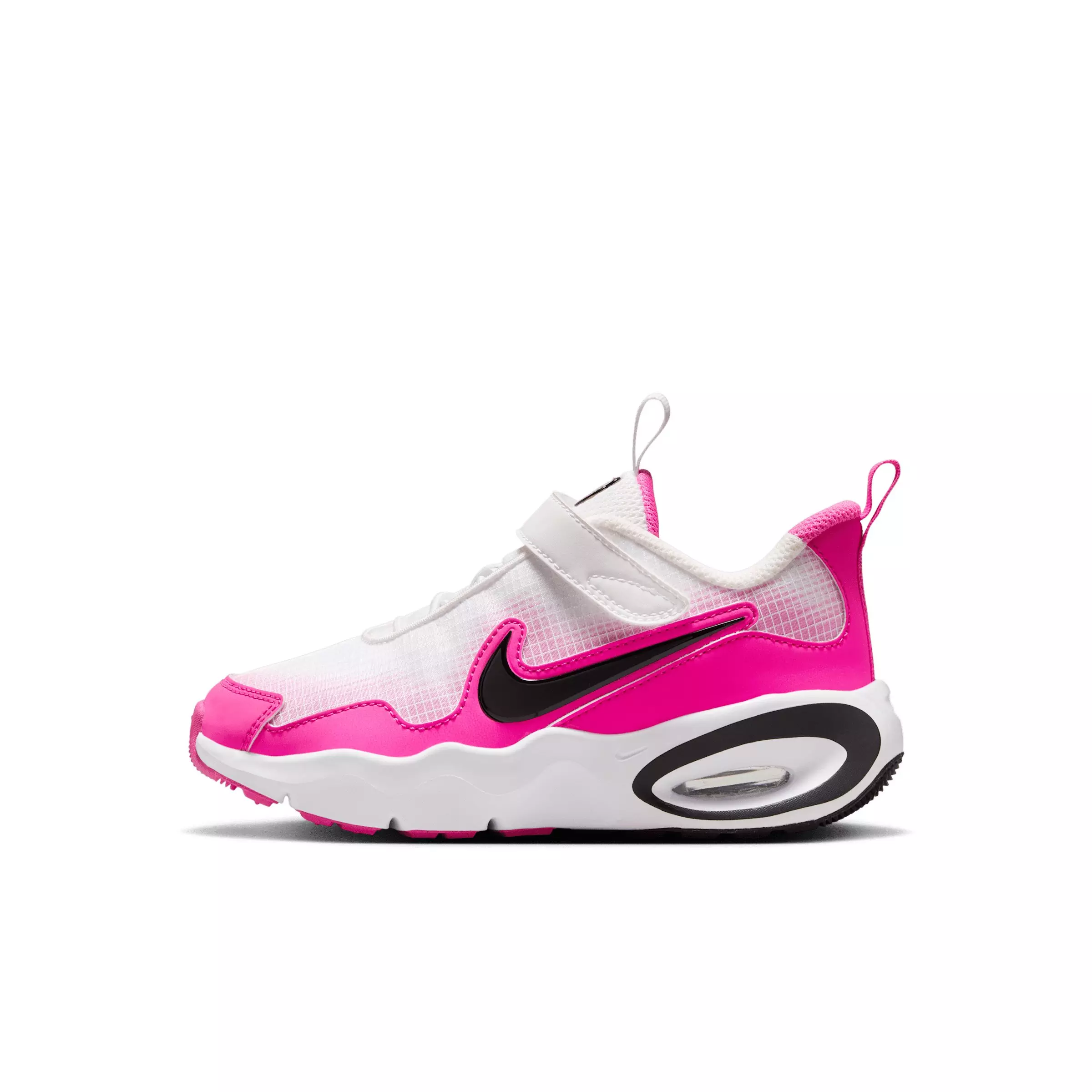 Nike Air Max Nova "White/Laser Fuchsia/Black" Preschool Boys' Shoe - WHITE/FUCHSIA/BLACK
