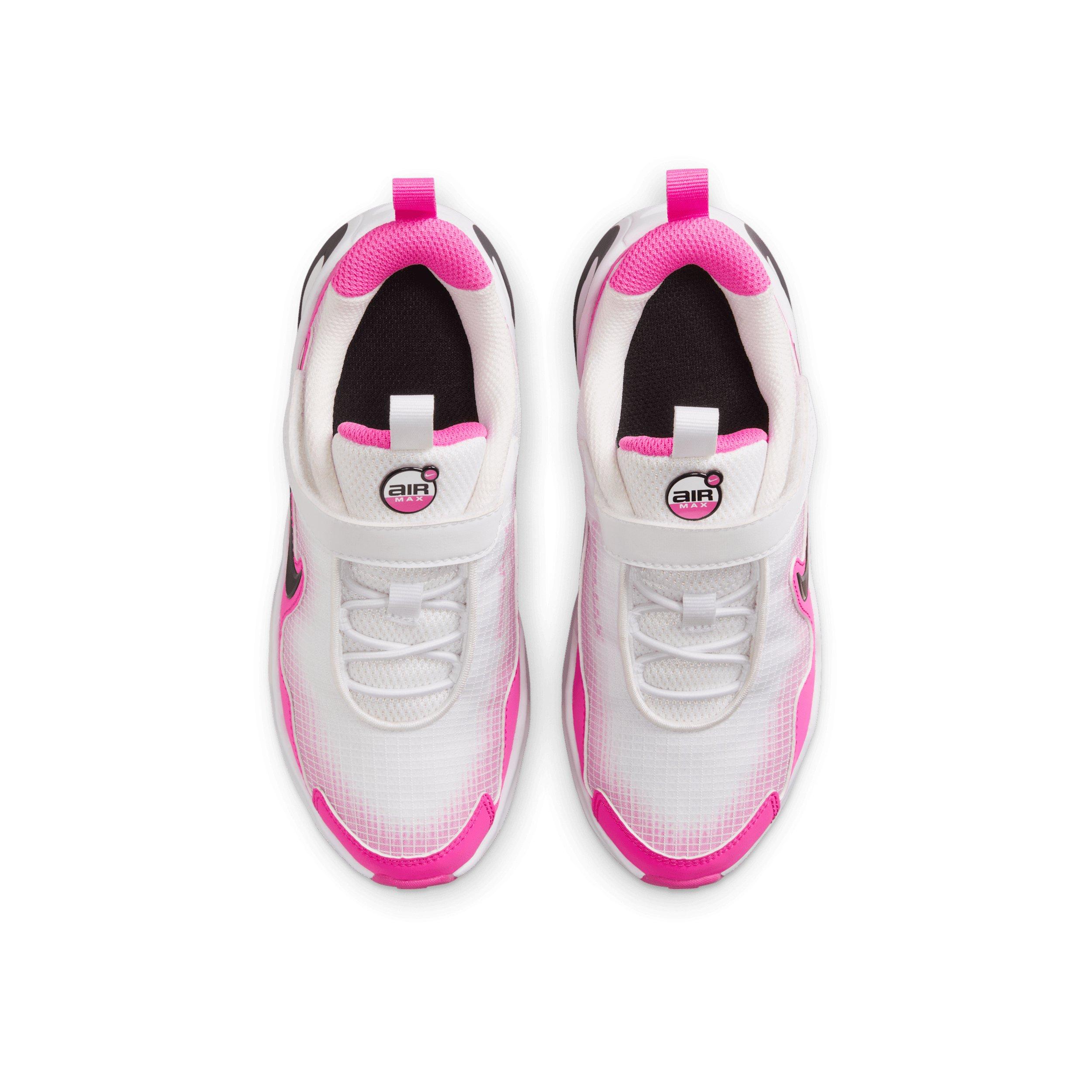 Nike Air Max Nova Preschool Boys' "White/Laser Fuchsia/Black" Shoe
