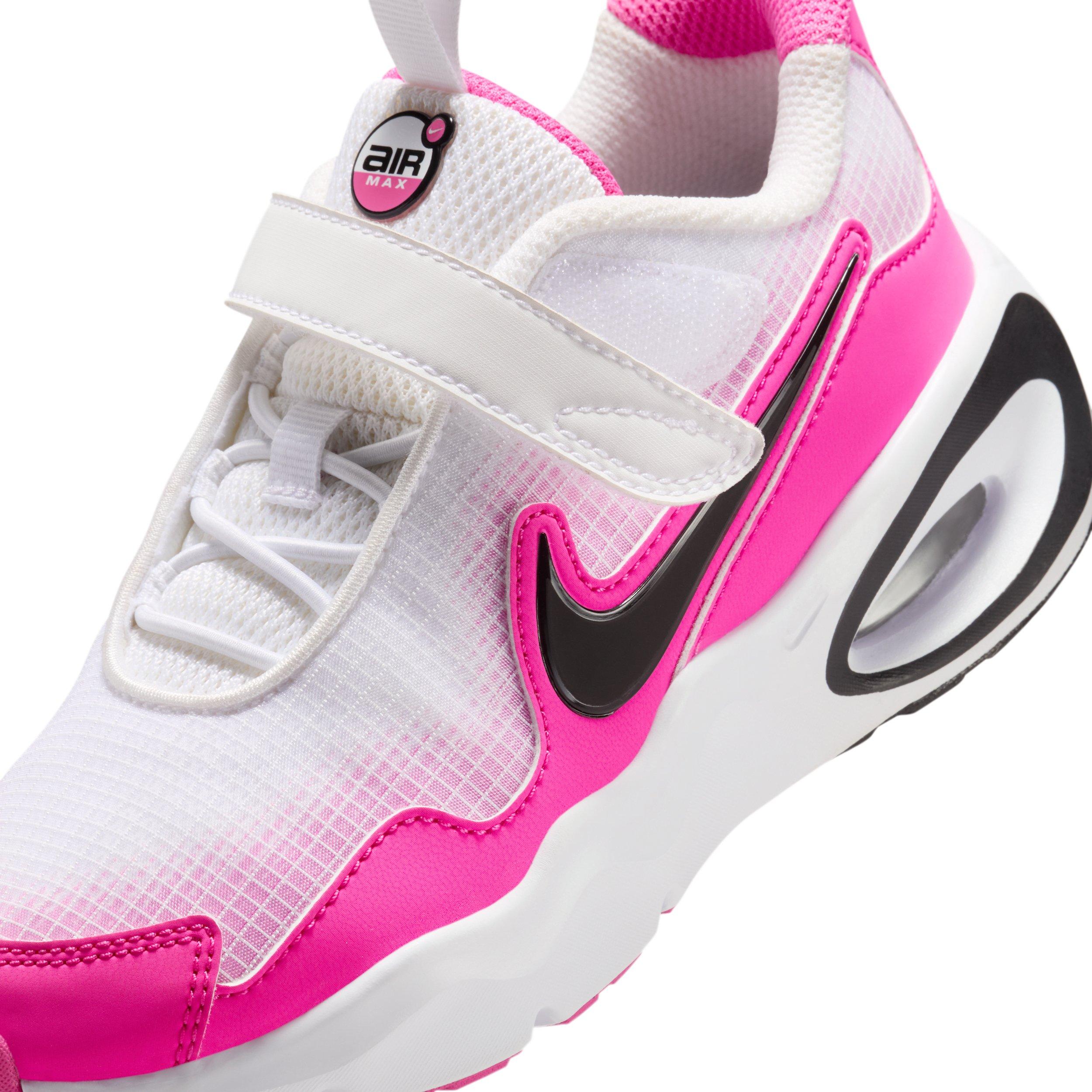 Nike Air Max Nova Preschool Boys' "White/Laser Fuchsia/Black" Shoe