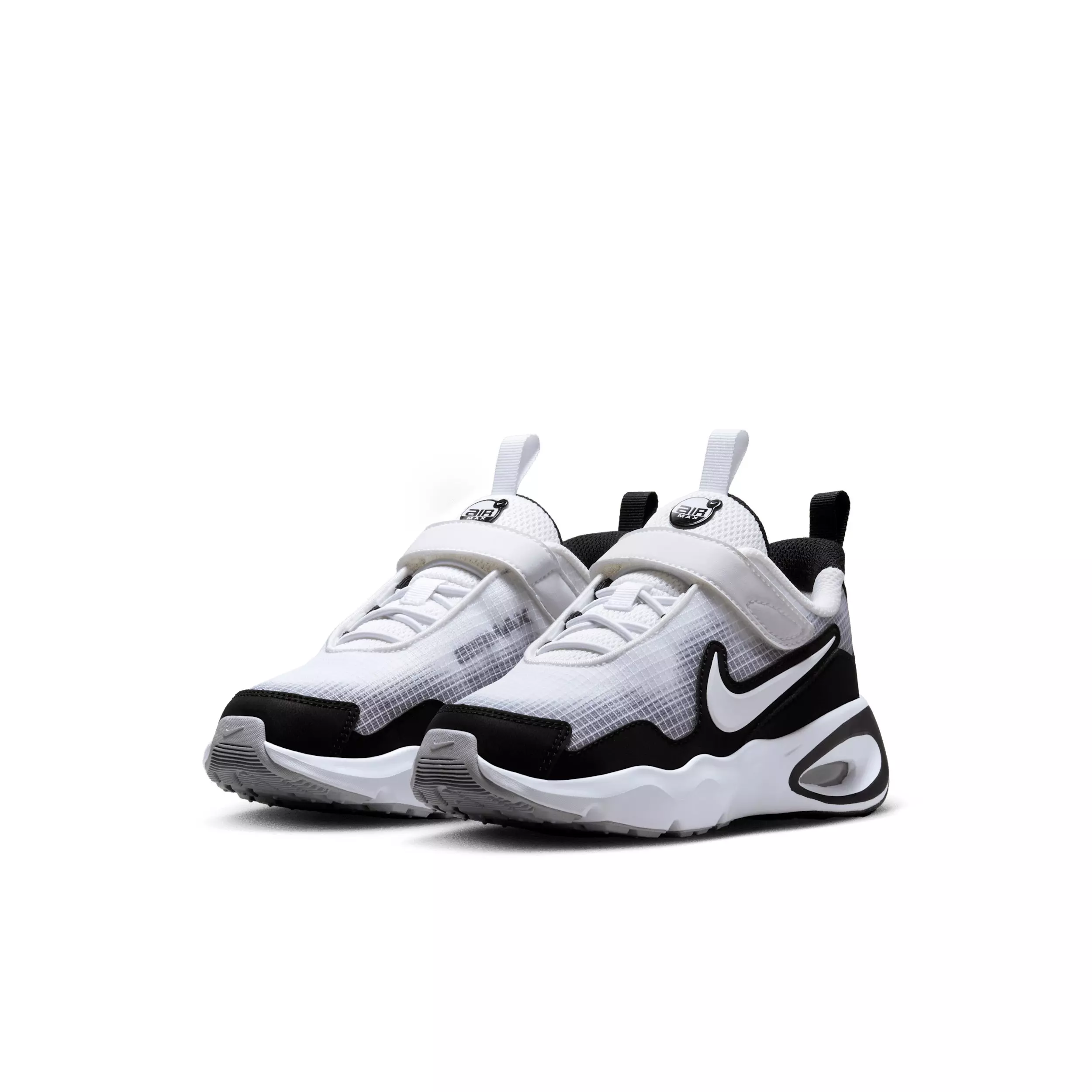 Nike Air Max Nova "White/Black/Wolf Grey/White" Preschool Boys' Shoe - WHITE/BLACK/GREY/WHITE