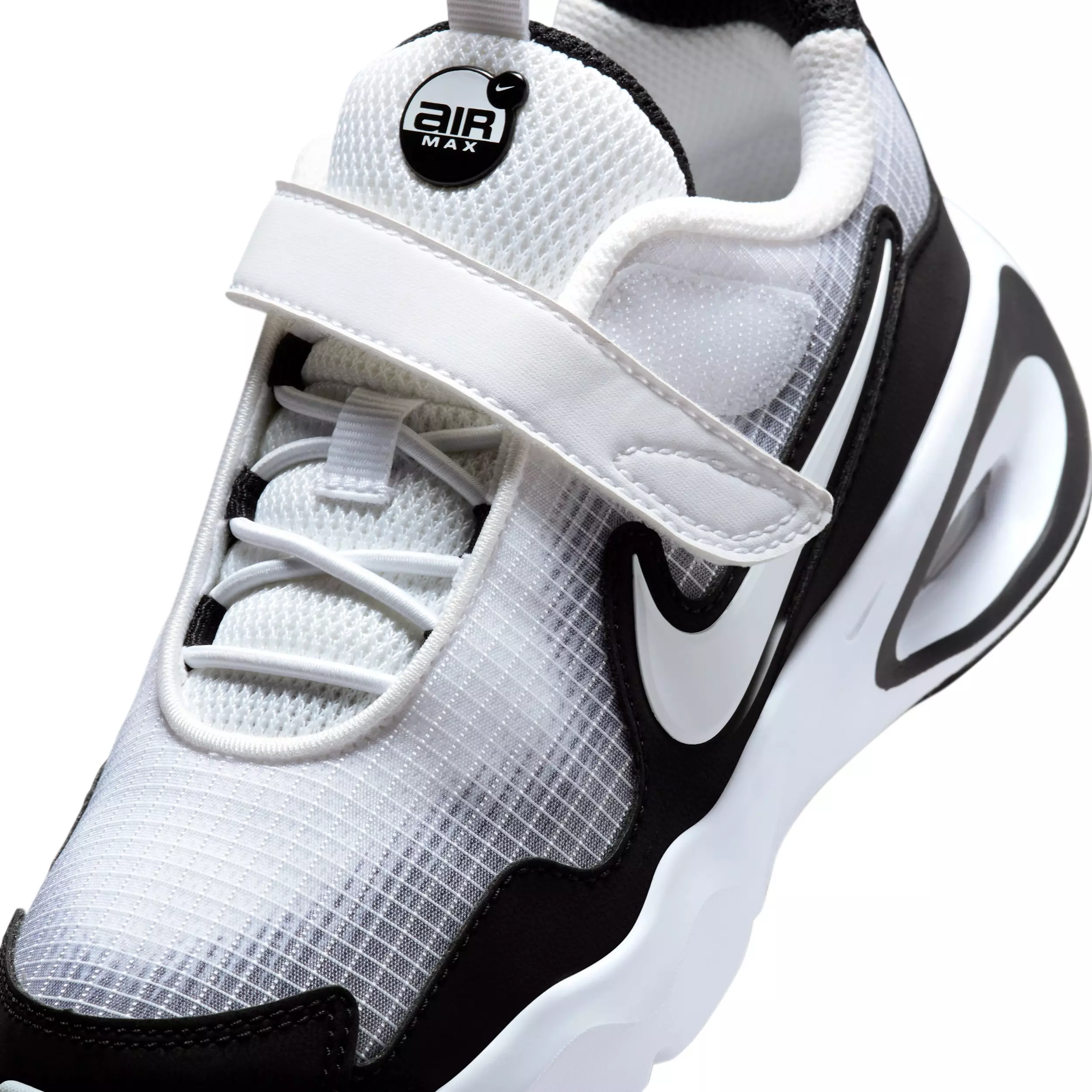 Nike Air Max Nova "White/Black/Wolf Grey/White" Preschool Boys' Shoe - WHITE/BLACK/GREY/WHITE