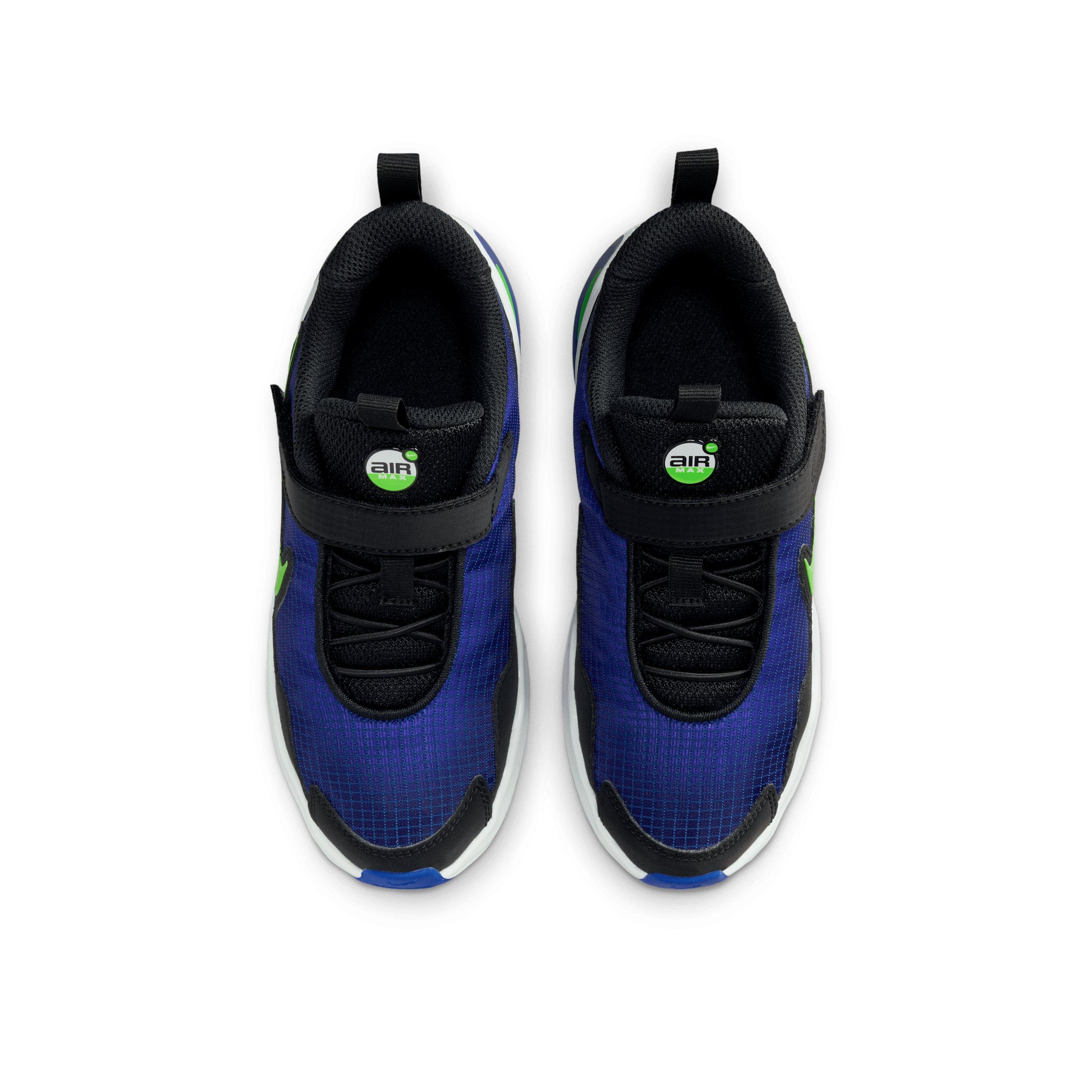 Nike Air Max Nova Preschool Boys' "Racer Blue/Black/White/Green Strike" Shoe