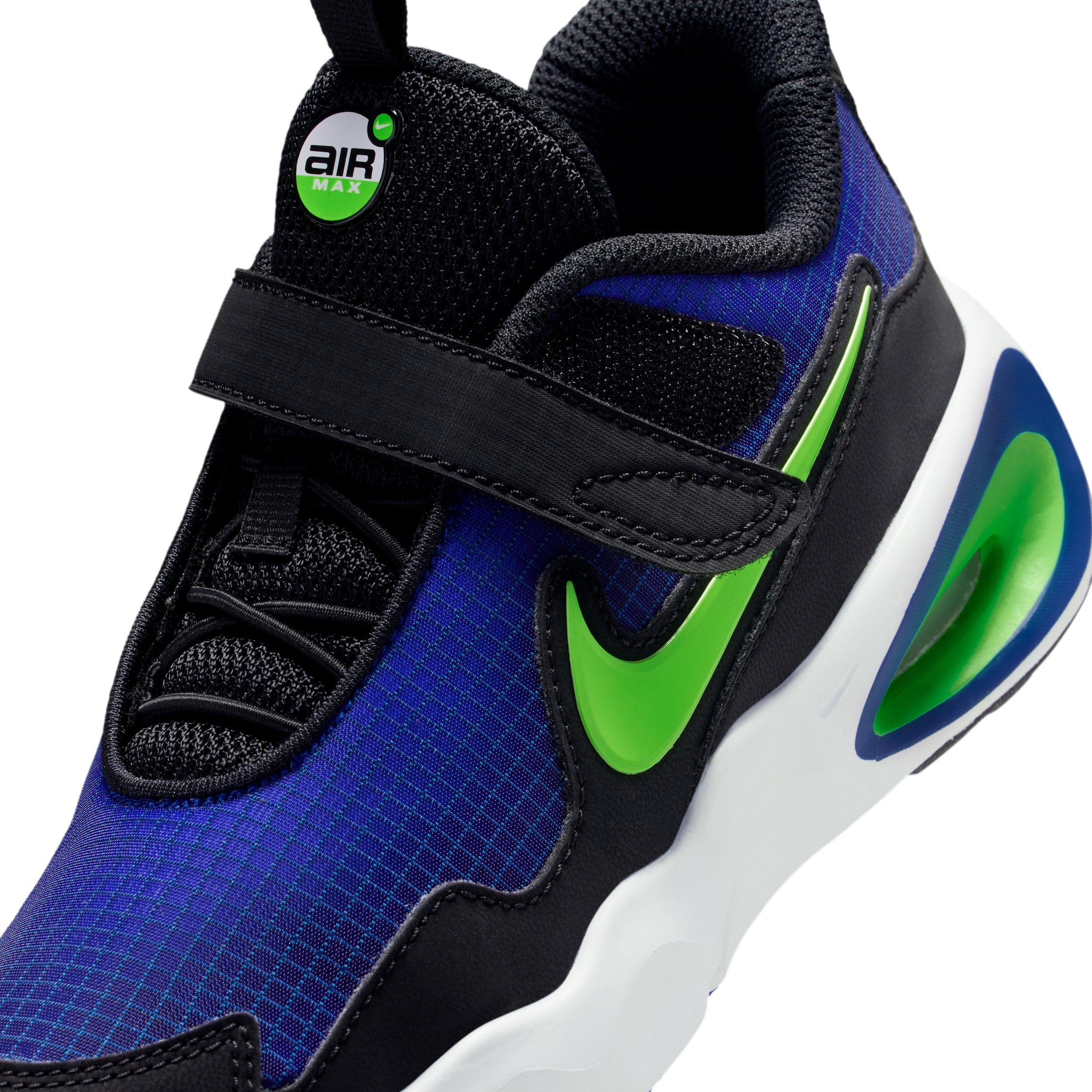 Nike Air Max Nova Preschool Boys' "Racer Blue/Black/White/Green Strike" Shoe