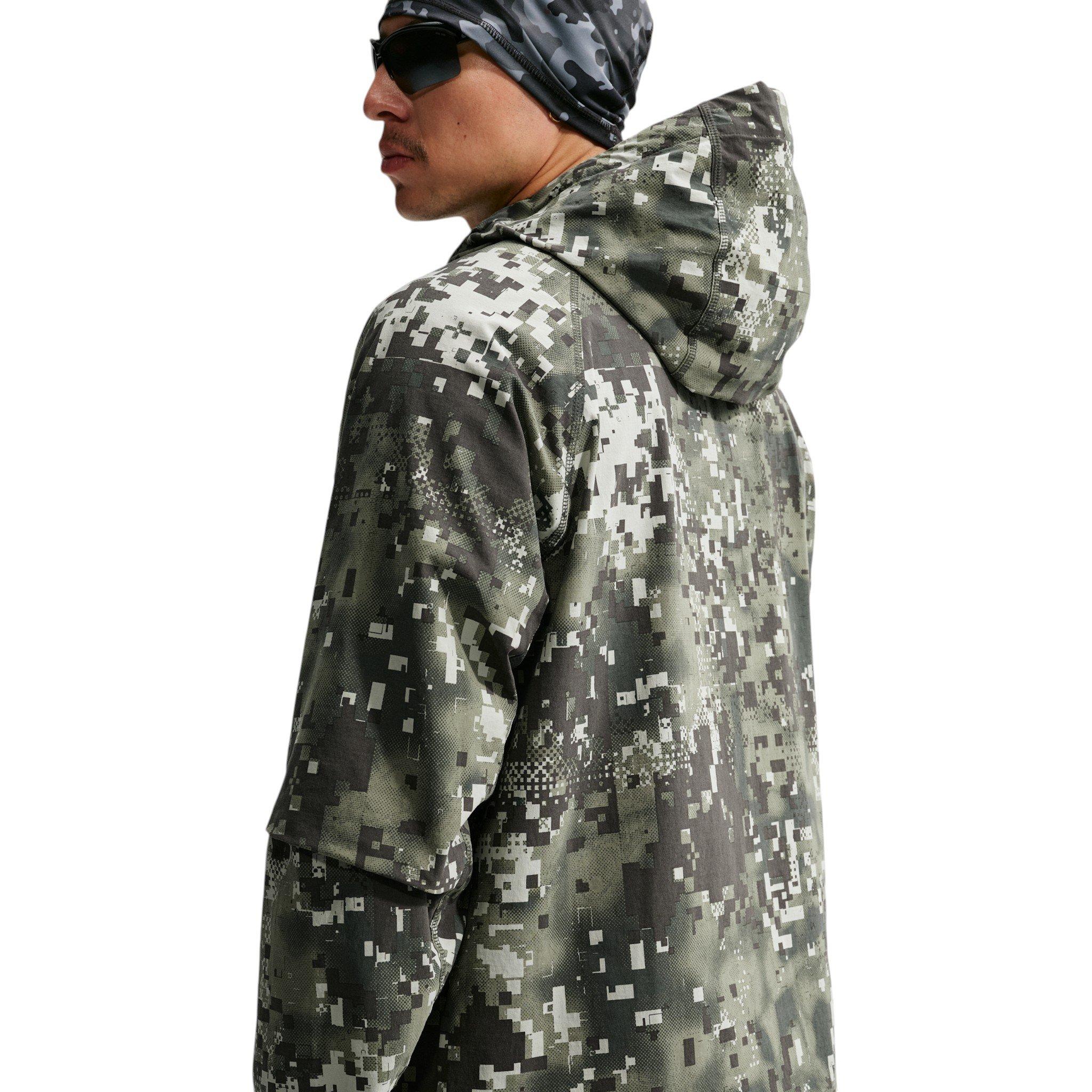 Nike Men's Tech Dri-FIT Woven Full-Zip Jacket - Silver Sage/Black - SILVER/BLACK Thumbnail View 2