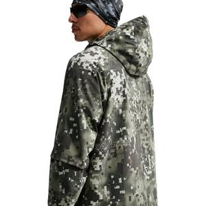 Nike Men's Tech Dri-FIT Woven Full-Zip Jacket - Silver Sage/Black - SILVER/BLACK