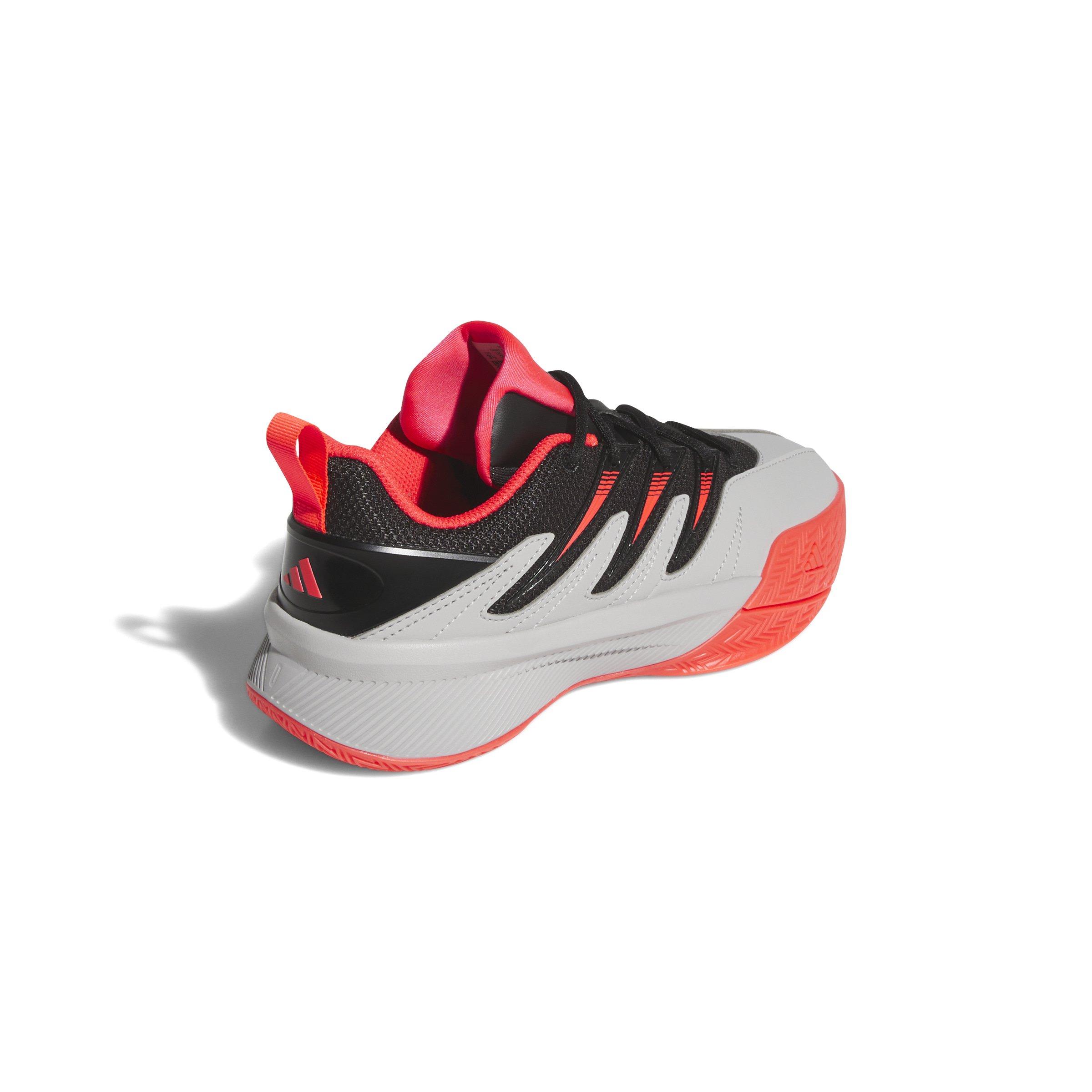 adidas Dame Certified 3 Grade School Boys' "Core Black/Lucid Red/Grey Two" Basketball Shoe