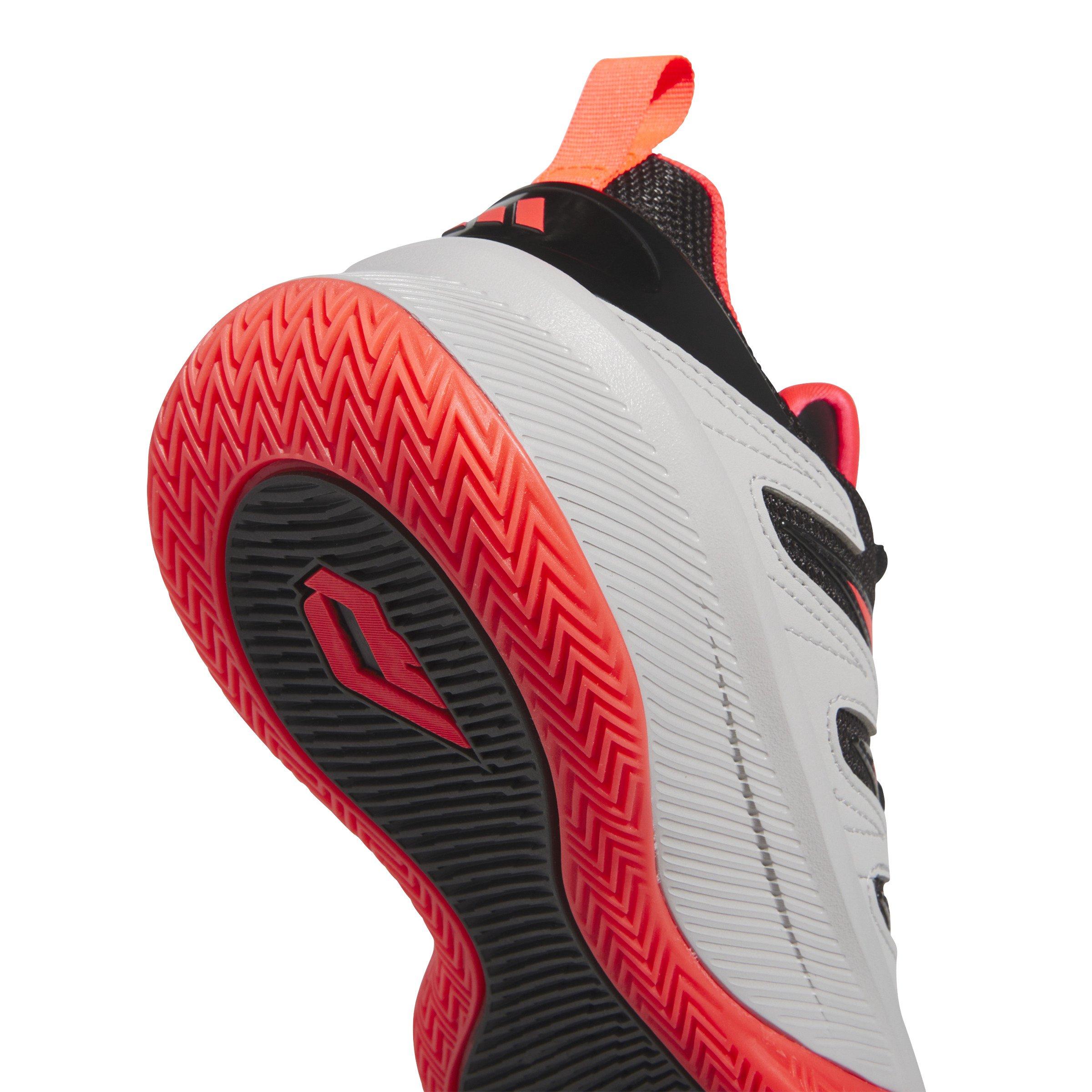 adidas Dame Certified 3 Grade School Boys' "Core Black/Lucid Red/Grey Two" Basketball Shoe