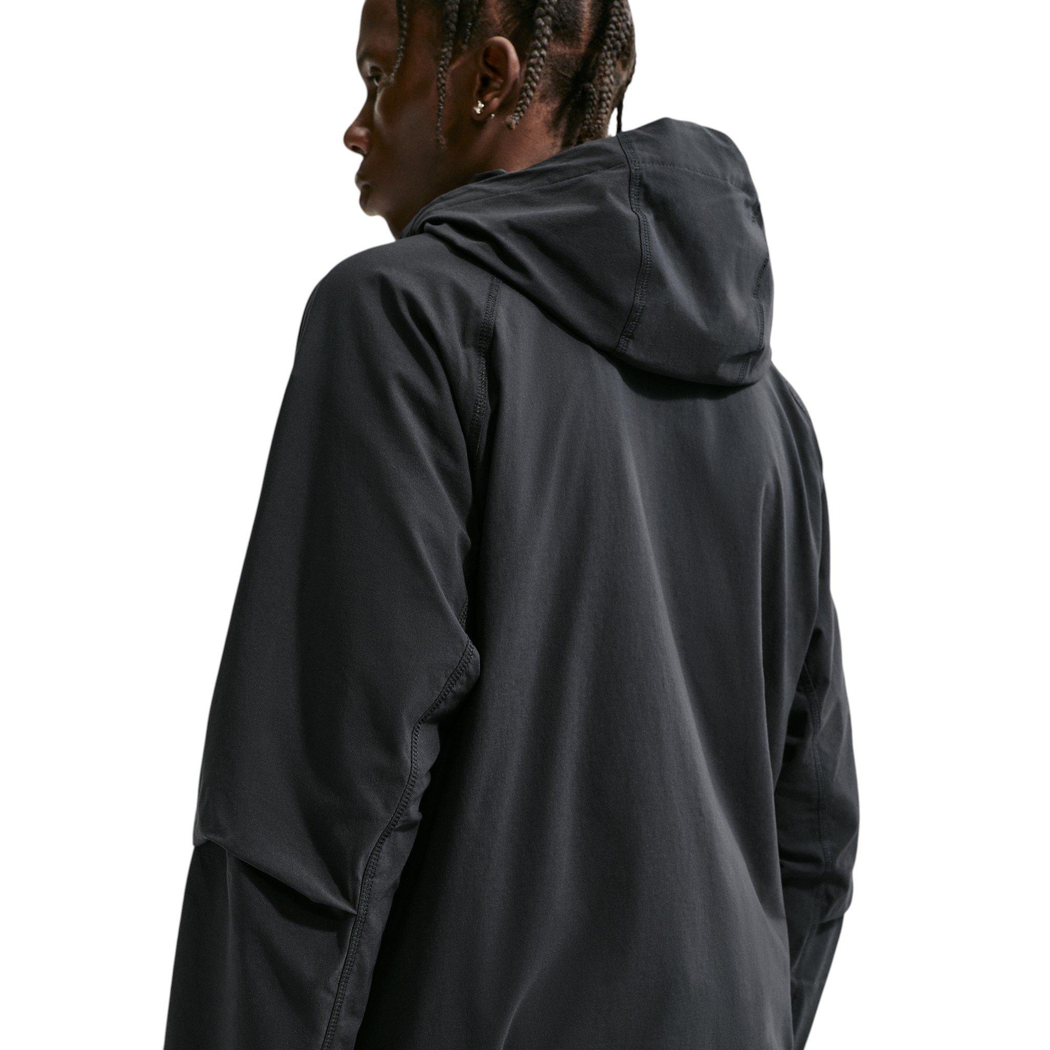 Nike Men's Tech Dri-FIT Woven Full-Zip Windrunner Jacket - BLACK Thumbnail View 2
