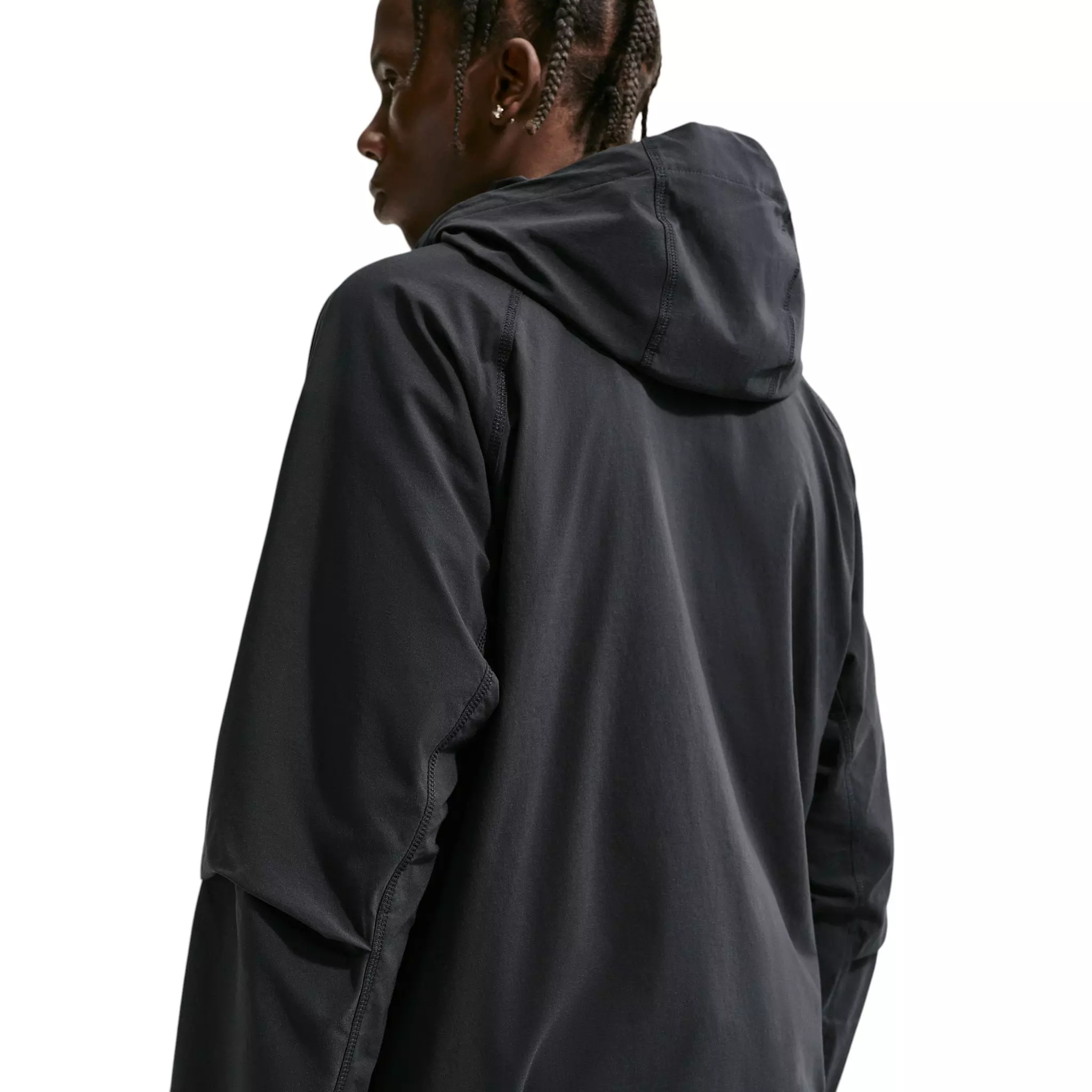 Nike Men's Tech Dri-FIT Woven Full-Zip Windrunner Jacket - BLACK