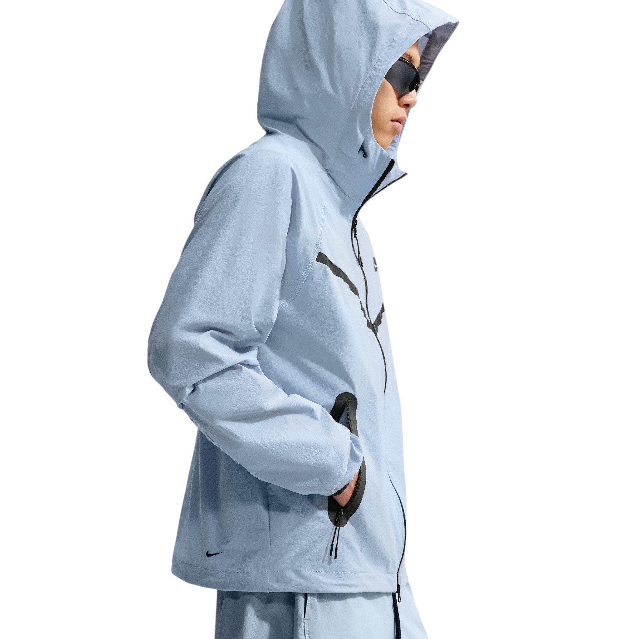Nike Men's Tech Dri-FIT Woven Full-Zip Windrunner Jacket - BLUE