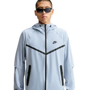 Nike Men's Tech Dri-FIT Woven Full-Zip Windrunner Jacket - BLUE