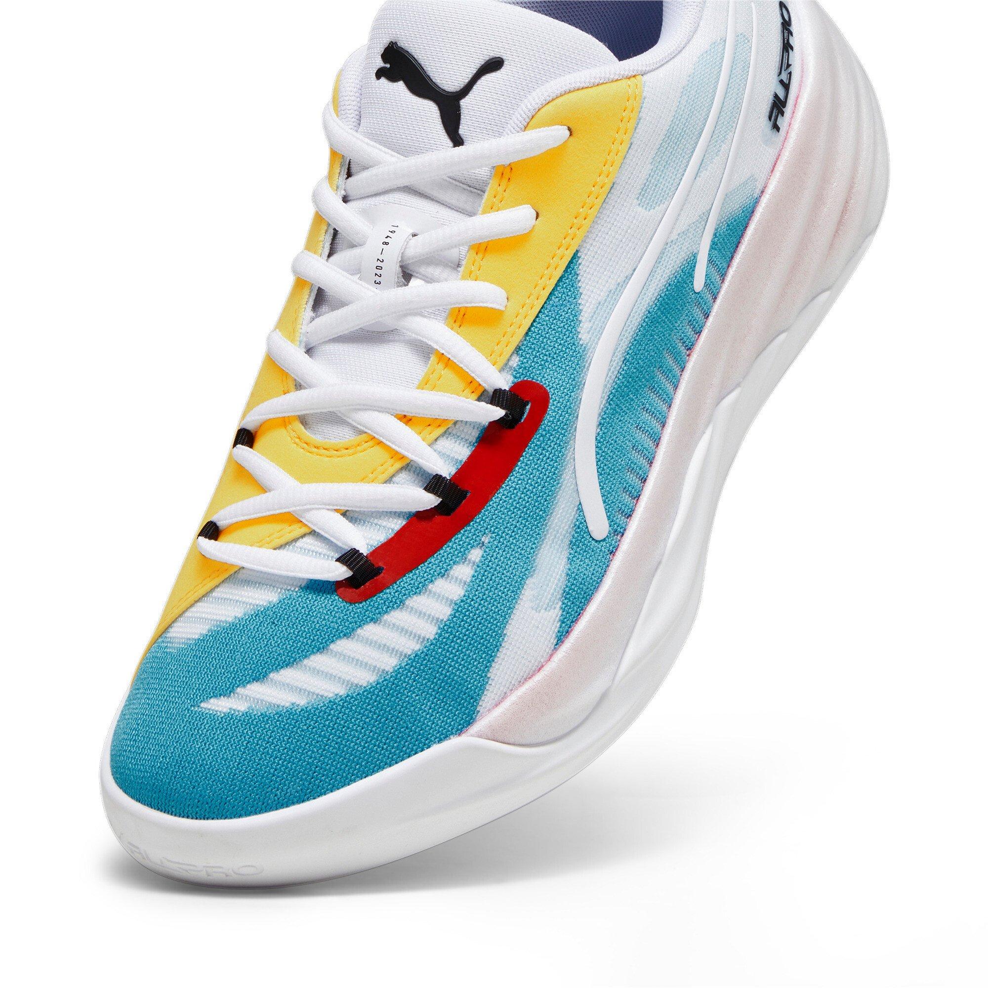 Yellow puma sales basketball shoes