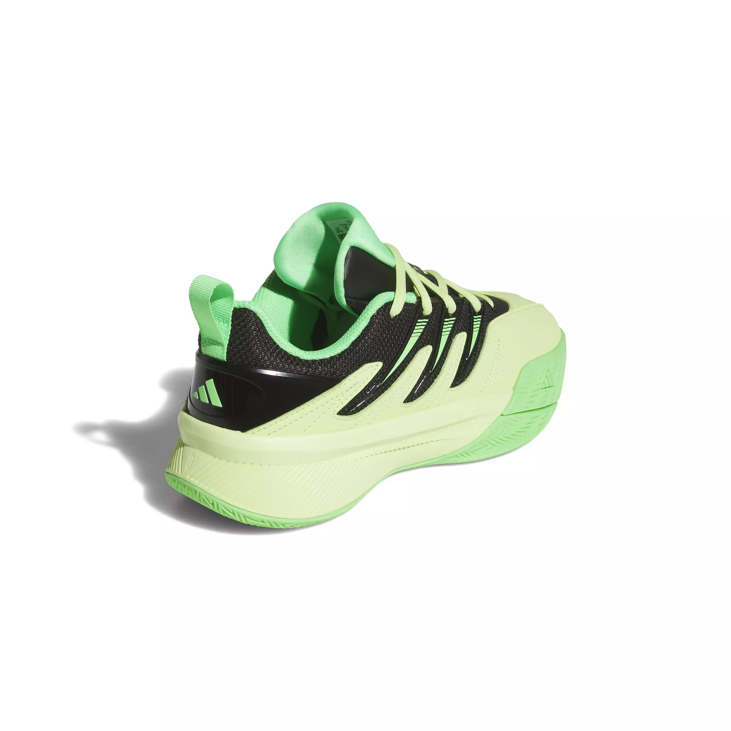 adidas Dame Certified 3 "Pulse Lime/Core Black/Screaming Green" Grade School Boys' Basketball Shoe - LIME/BLACK/GREEN