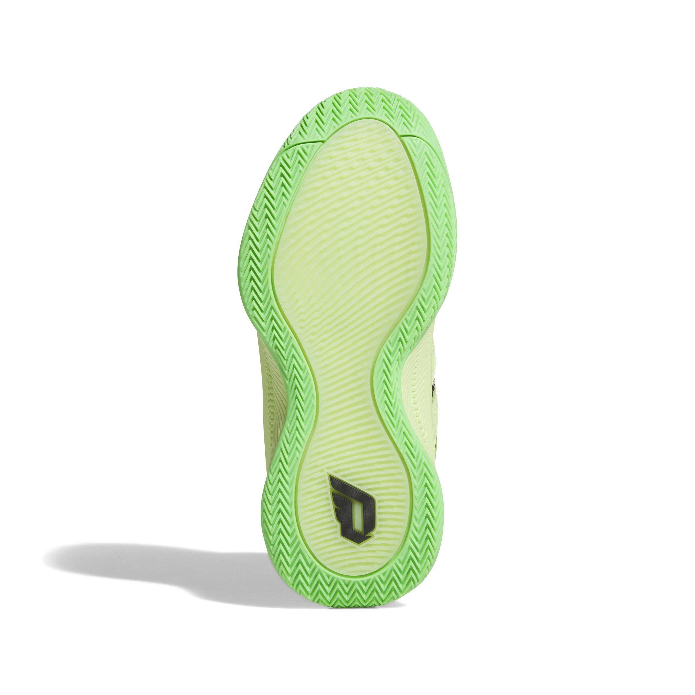 adidas Dame Certified 3 "Pulse Lime/Core Black/Screaming Green" Grade School Boys' Basketball Shoe - LIME/BLACK/GREEN Thumbnail View 6