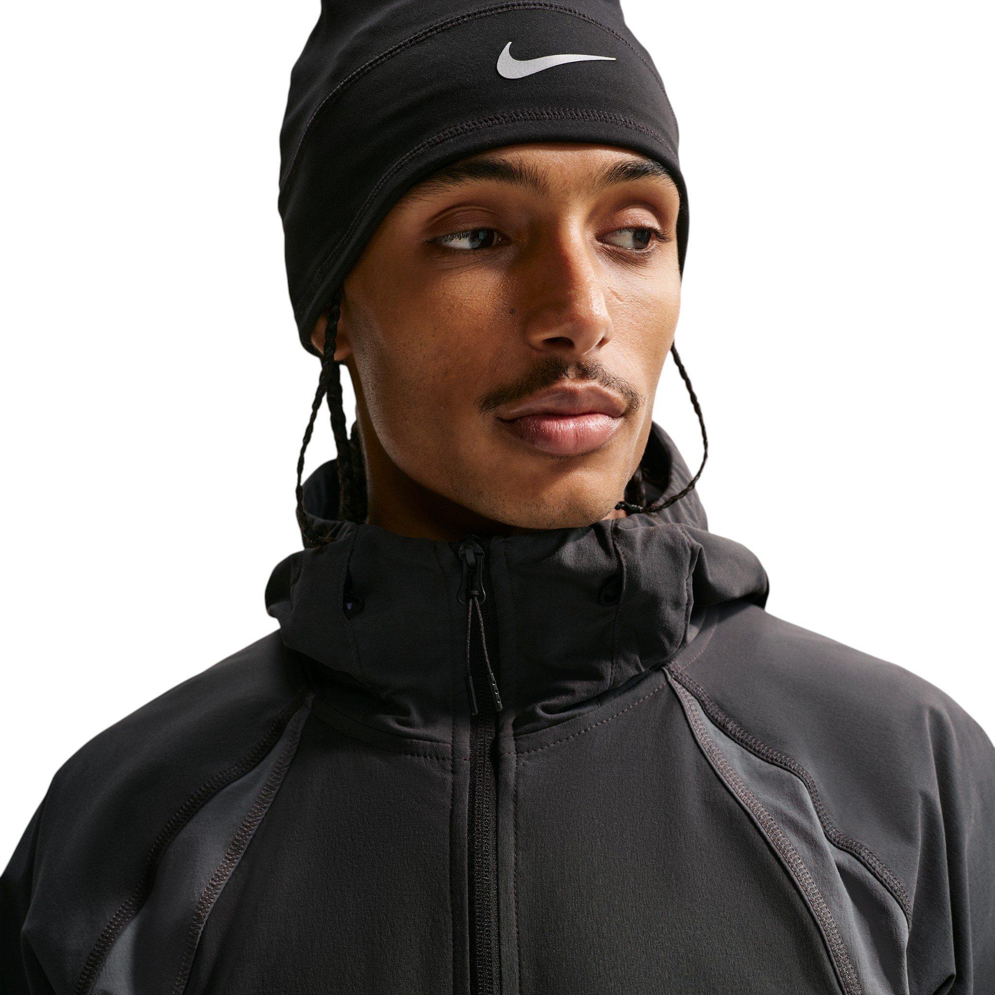 Nike Men's Tech Dri-FIT Woven Full-Zip Color-Block Windrunner Jacket - Anthracite/Iron Grey/Black - ANTHRACITE/GREY/BLACK Thumbnail View 3