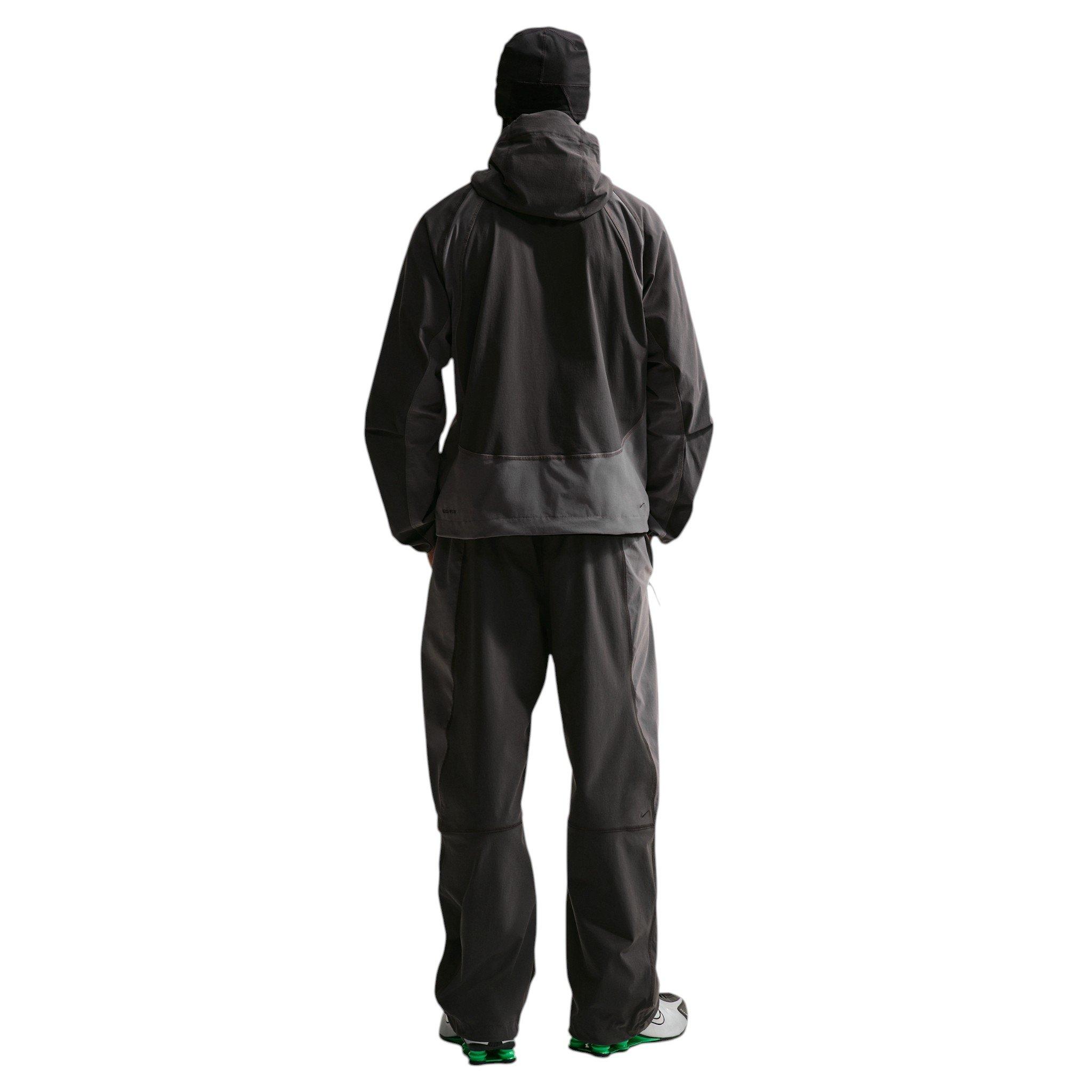 Nike Men's Tech Dri-FIT Woven Full-Zip Color-Block Windrunner Jacket - Anthracite/Iron Grey/Black - ANTHRACITE/GREY/BLACK Thumbnail View 7