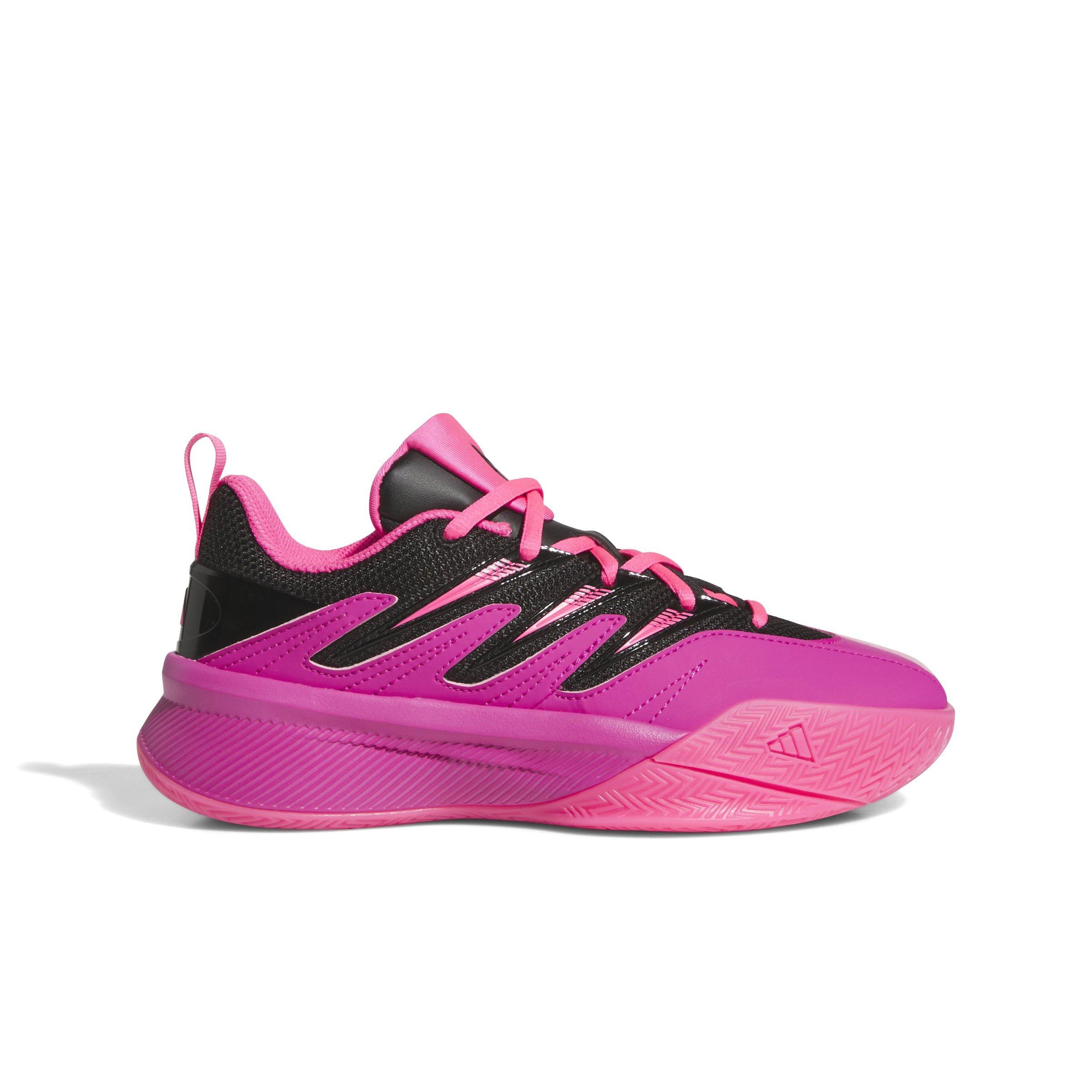 adidas Dame Certified 3 "Lucid Fuchsia/Core Black/Lucid Pink" Grade School Boys' Basketball Shoe - FUCHSIA/BLACK/PINK Thumbnail View 1
