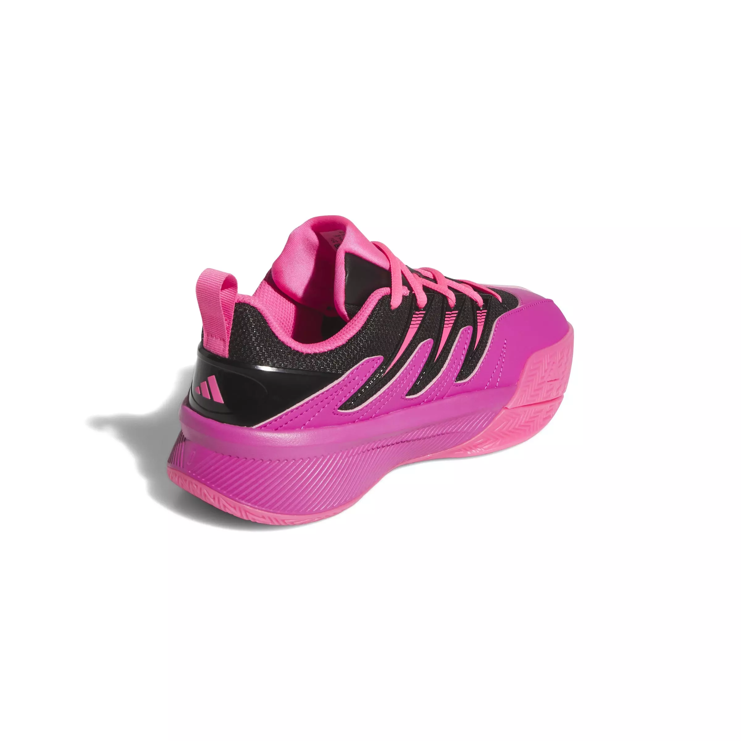adidas Dame Certified 3 "Lucid Fuchsia/Core Black/Lucid Pink" Grade School Boys' Basketball Shoe - FUCHSIA/BLACK/PINK