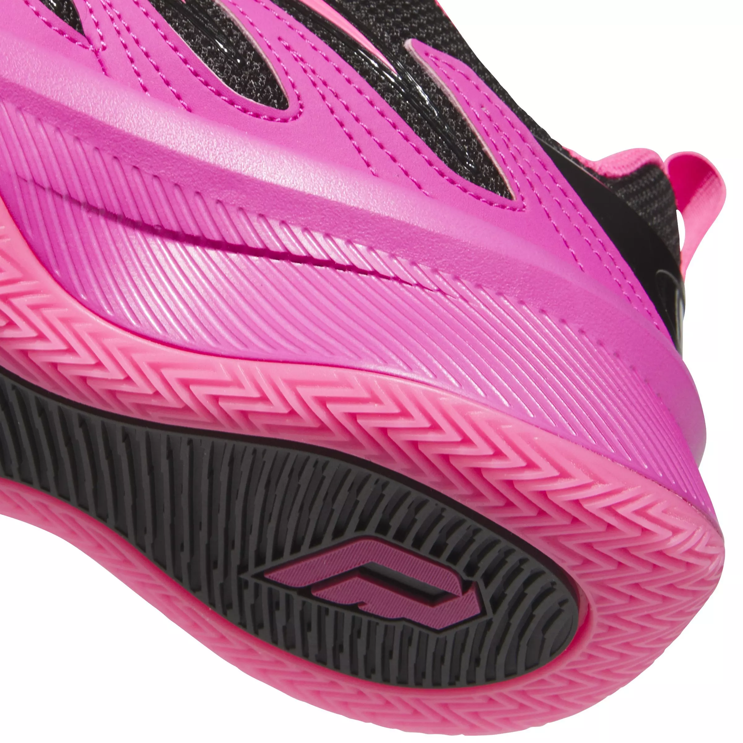 adidas Dame Certified 3 "Lucid Fuchsia/Core Black/Lucid Pink" Grade School Boys' Basketball Shoe - FUCHSIA/BLACK/PINK
