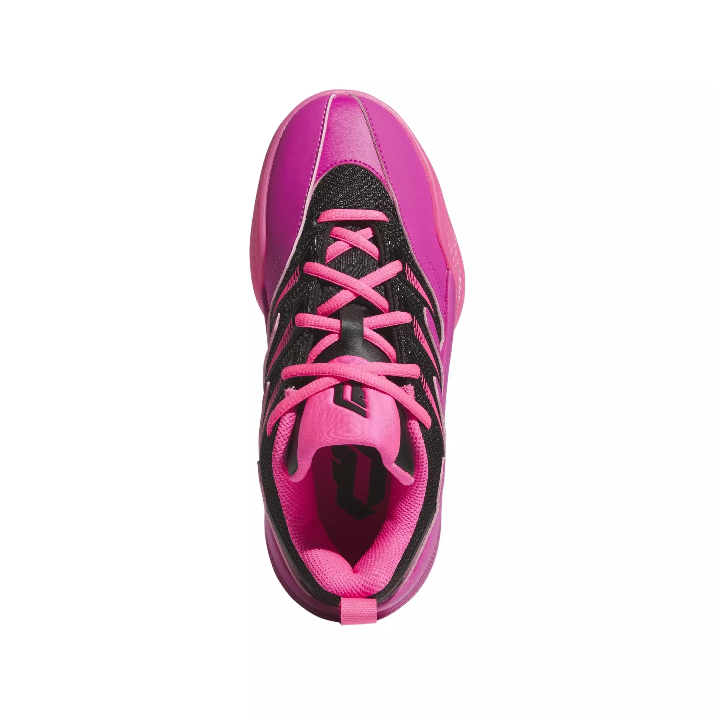 adidas Dame Certified 3 "Lucid Fuchsia/Core Black/Lucid Pink" Grade School Boys' Basketball Shoe - FUCHSIA/BLACK/PINK