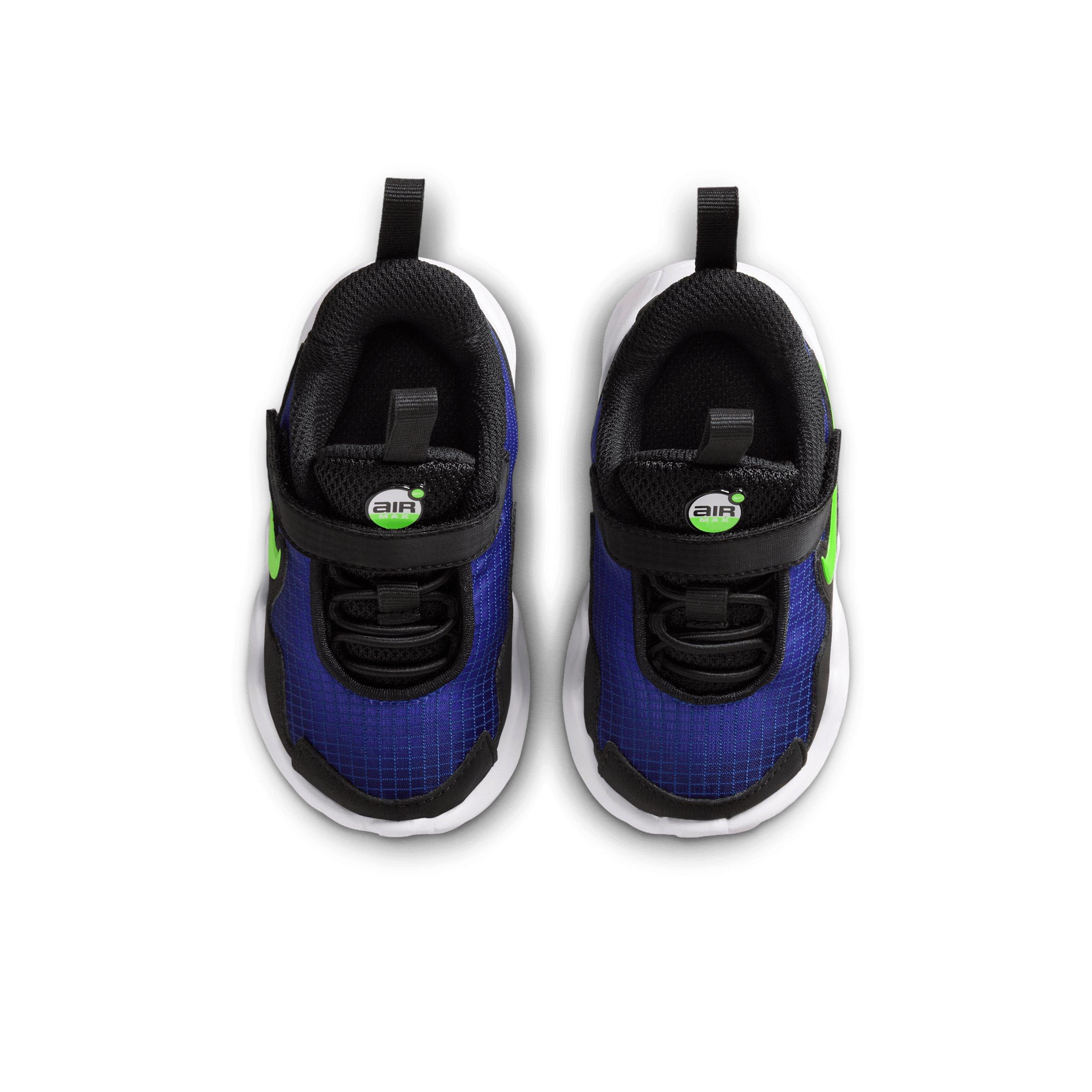 Nike Air Max Nova Infant Boys' "Racer Blue/Black/White/Green Strike" Shoe