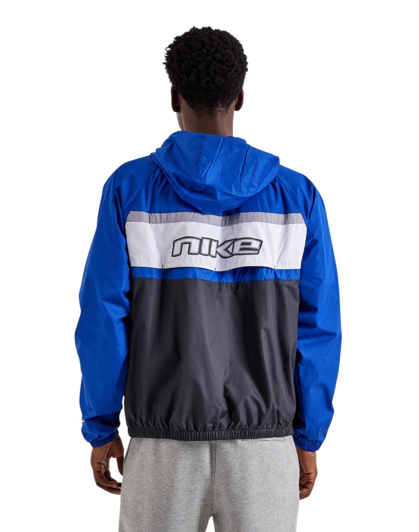 Nike Men's Windruner Lined 26 Remix Jacket - Blue - BLUE
