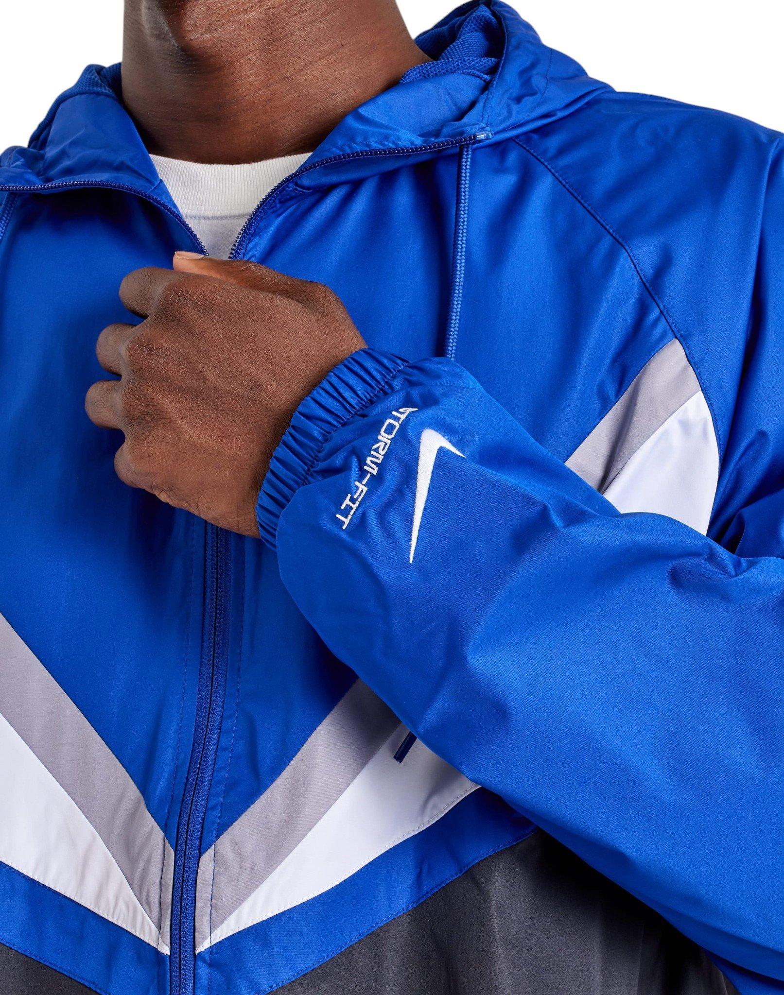 Nike Men's Windruner Lined 26 Remix Jacket - Blue - BLUE