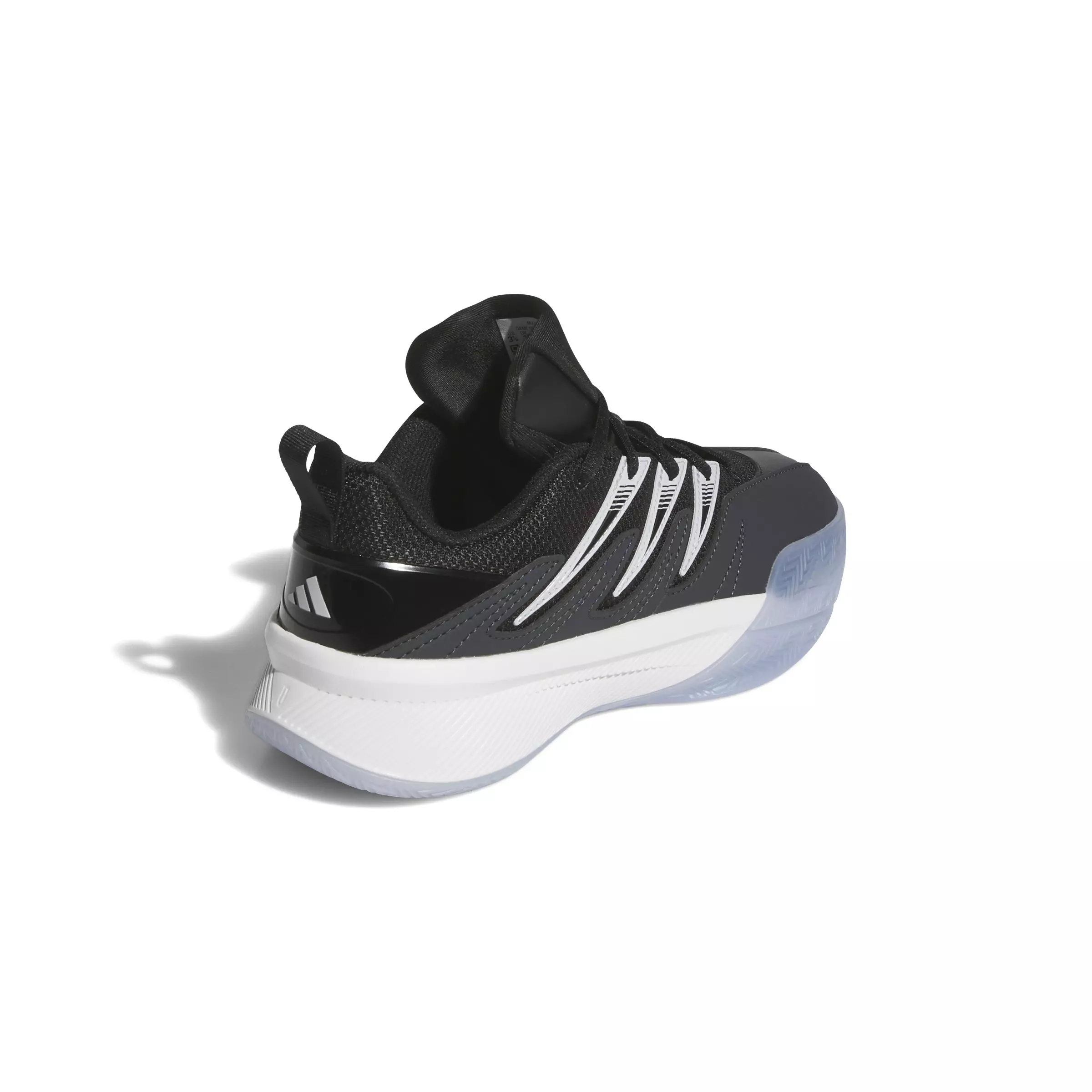 adidas Dame Certified 3 "Core Black/Clear Grey/Carbon" Grade School Boys' Basketball Shoe - BLACK/GREY/CARBON