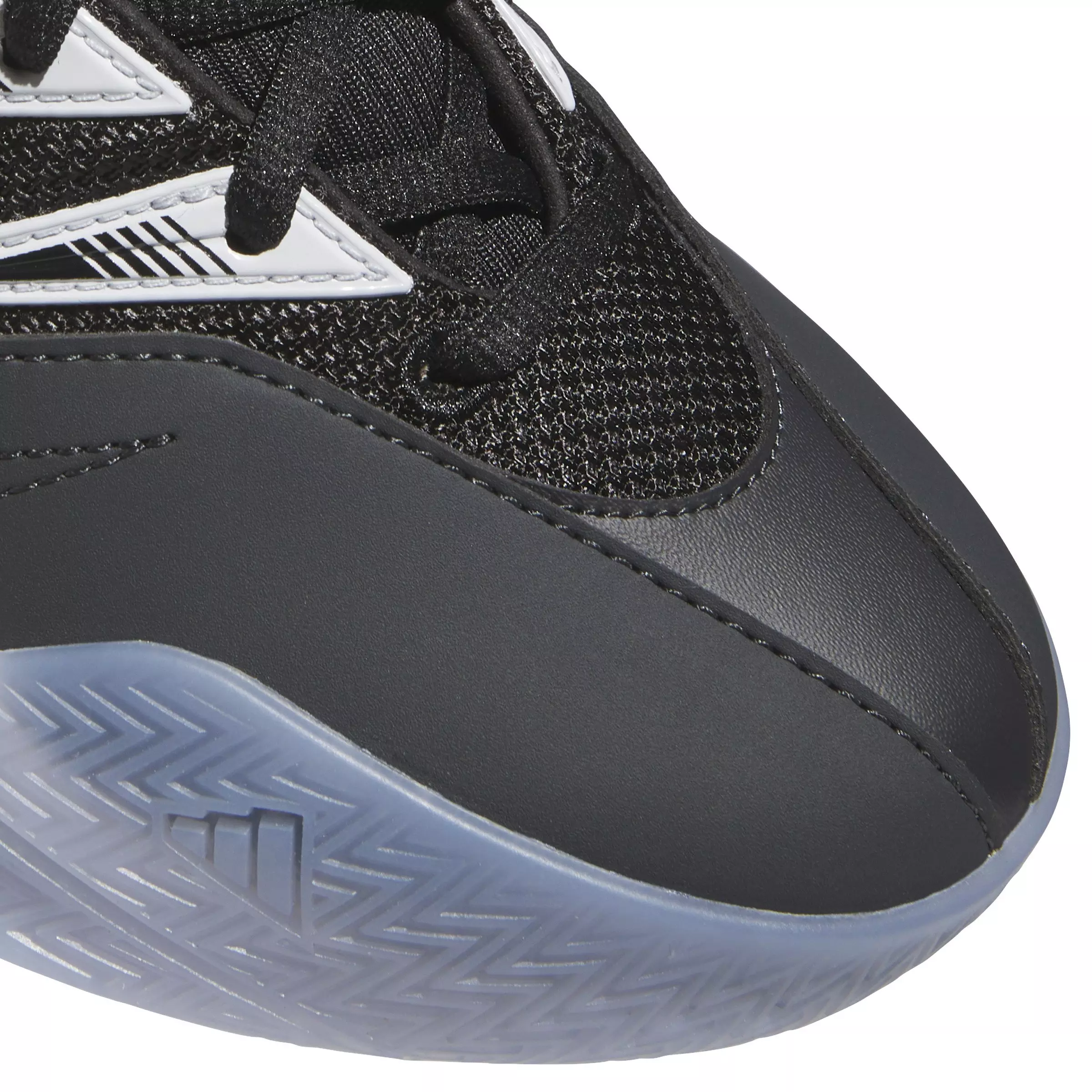 adidas Dame Certified 3 "Core Black/Clear Grey/Carbon" Grade School Boys' Basketball Shoe - BLACK/GREY/CARBON