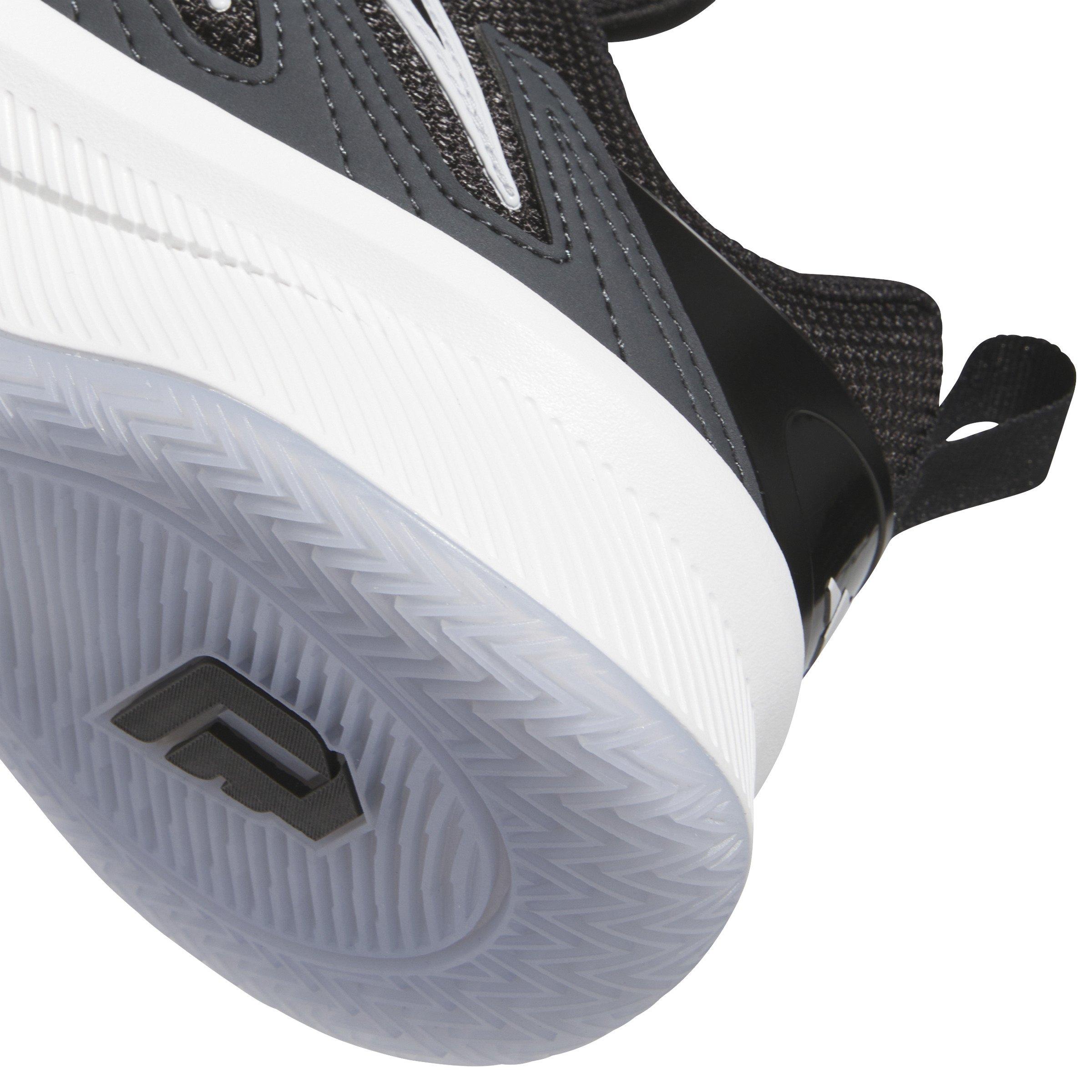 adidas Dame Certified 3 "Core Black/Clear Grey/Carbon" Grade School Boys' Basketball Shoe - BLACK/GREY/CARBON Thumbnail View 6