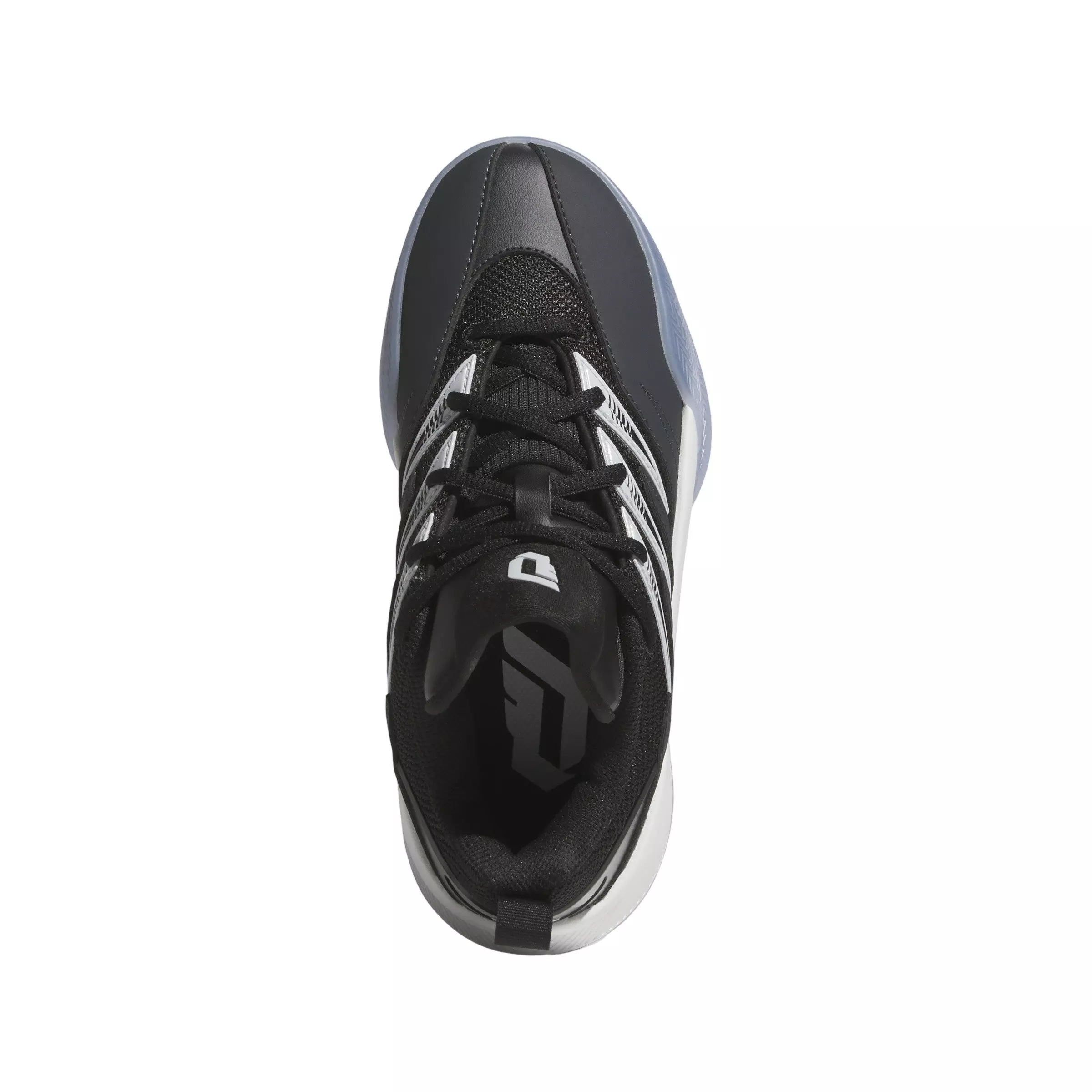 adidas Dame Certified 3 "Core Black/Clear Grey/Carbon" Grade School Boys' Basketball Shoe - BLACK/GREY/CARBON