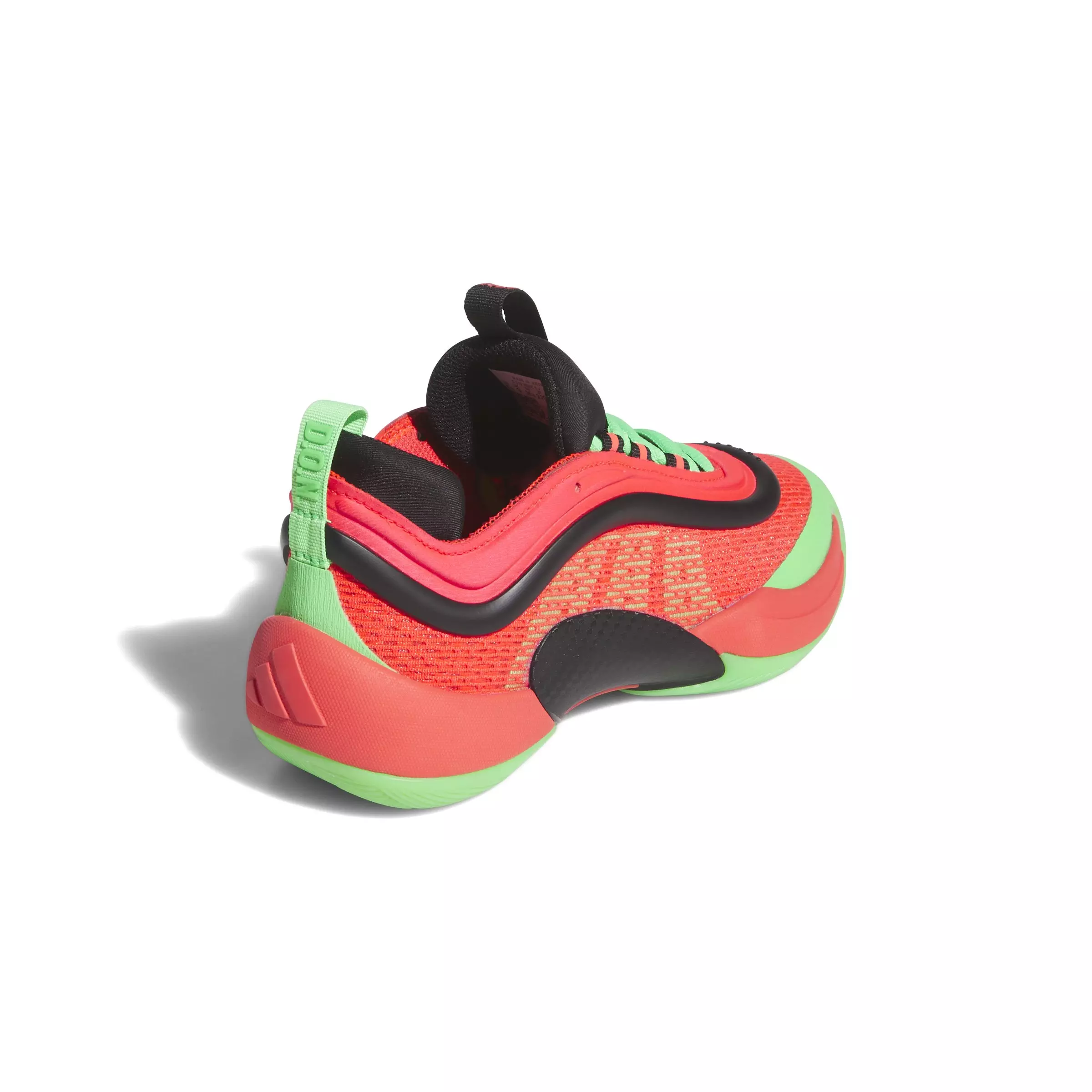 adidas D.O.N. Issue 6 "Lucid Red/Screaming Green/Core Black" Grade School Boys' Basketball Shoe - RED/GREEN/BLACK