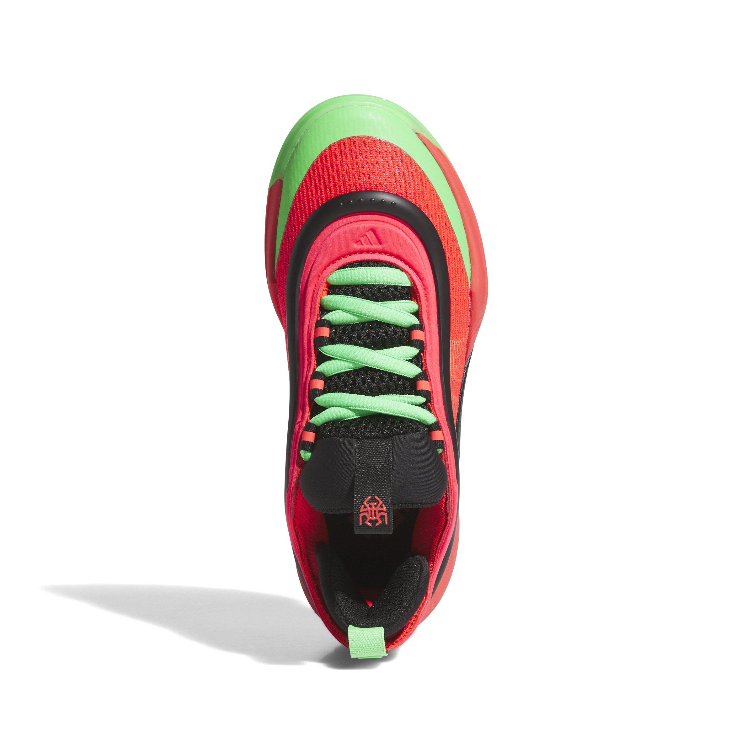 adidas D.O.N. Issue 6 Grade School Boys' "Lucid Red/Screaming Green/Core Black" Basketball Shoe