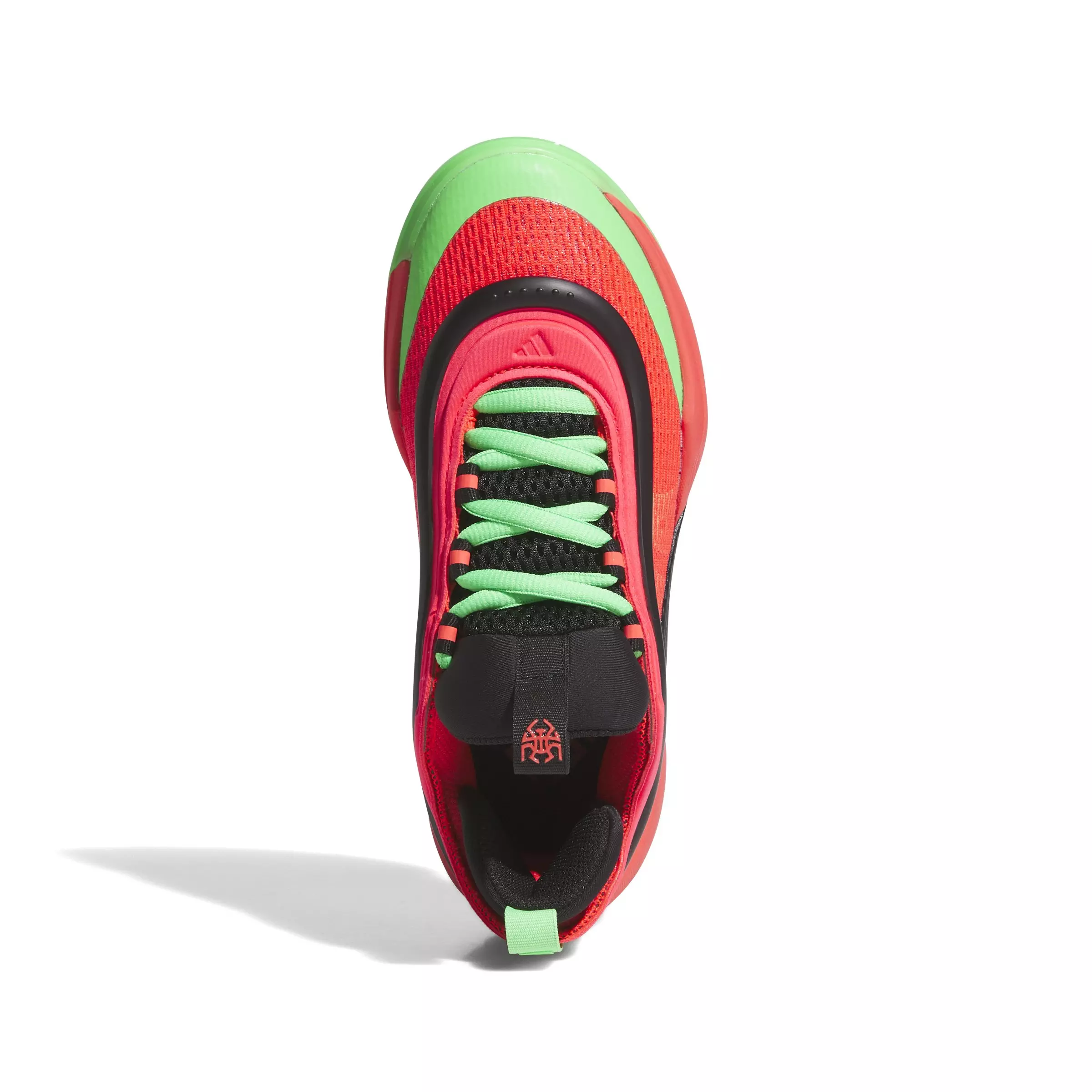 adidas D.O.N. Issue 6 "Lucid Red/Screaming Green/Core Black" Grade School Boys' Basketball Shoe - RED/GREEN/BLACK