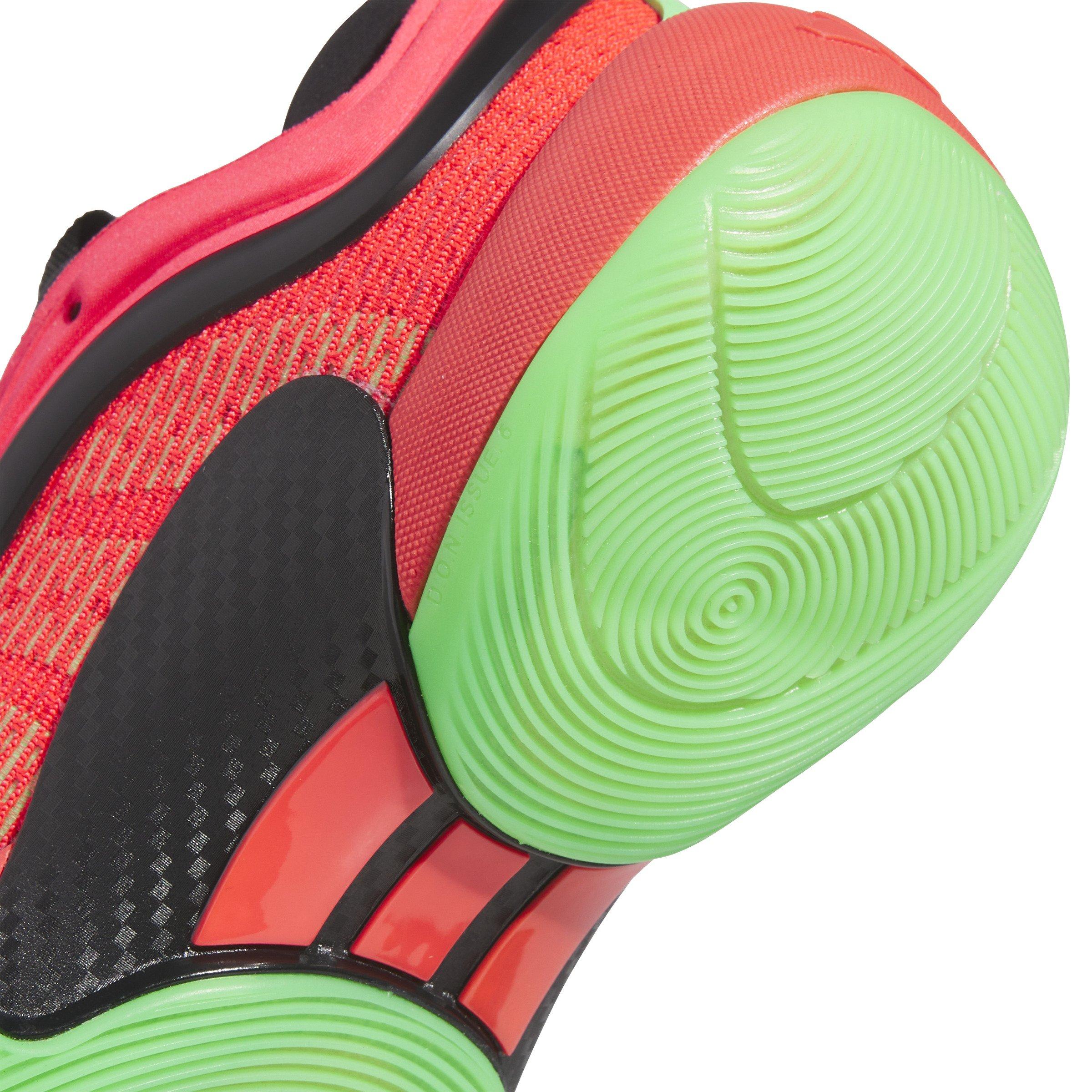 adidas D.O.N. Issue 6 Grade School Boys' "Lucid Red/Screaming Green/Core Black" Basketball Shoe