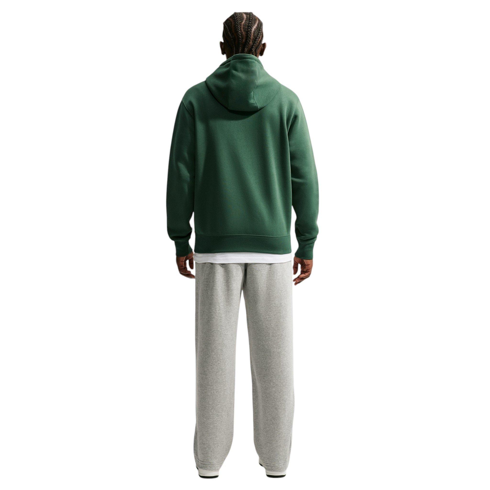 Nike Men's Club Pullover Fleece Hoodie - GREEN
