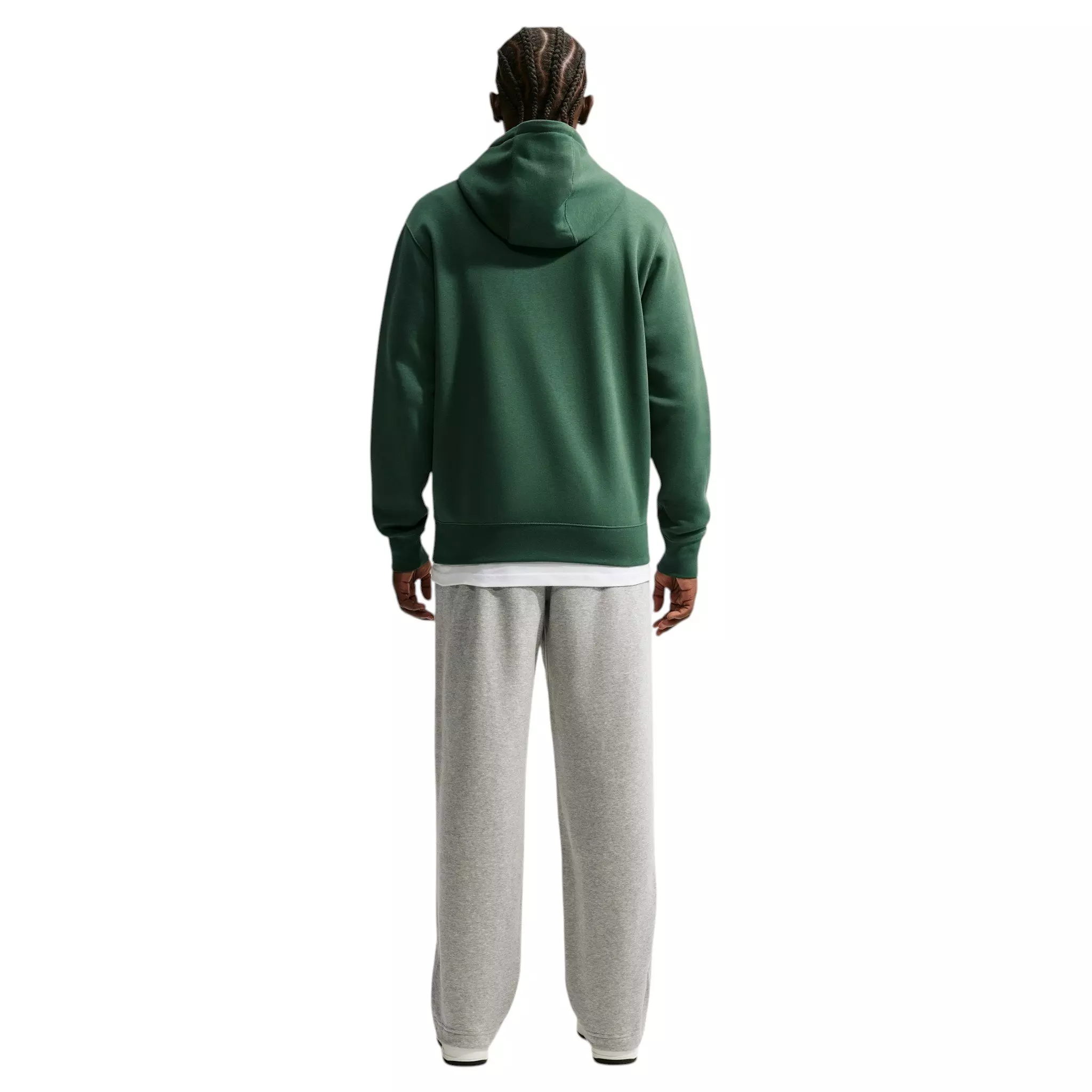 Nike Men's Club Pullover Fleece Hoodie - GREEN