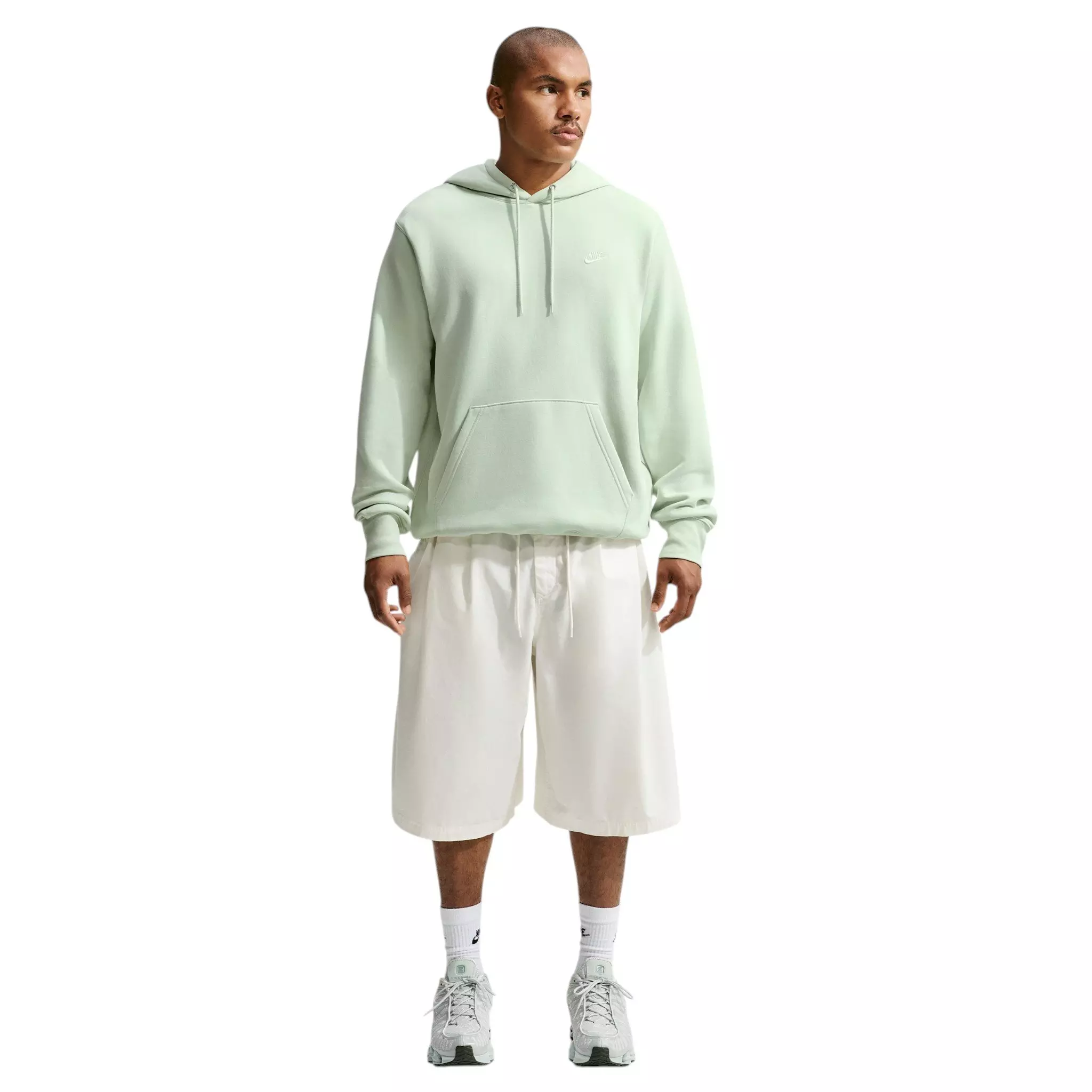Nike Men's Club Pullover Fleece Hoodie - JADE