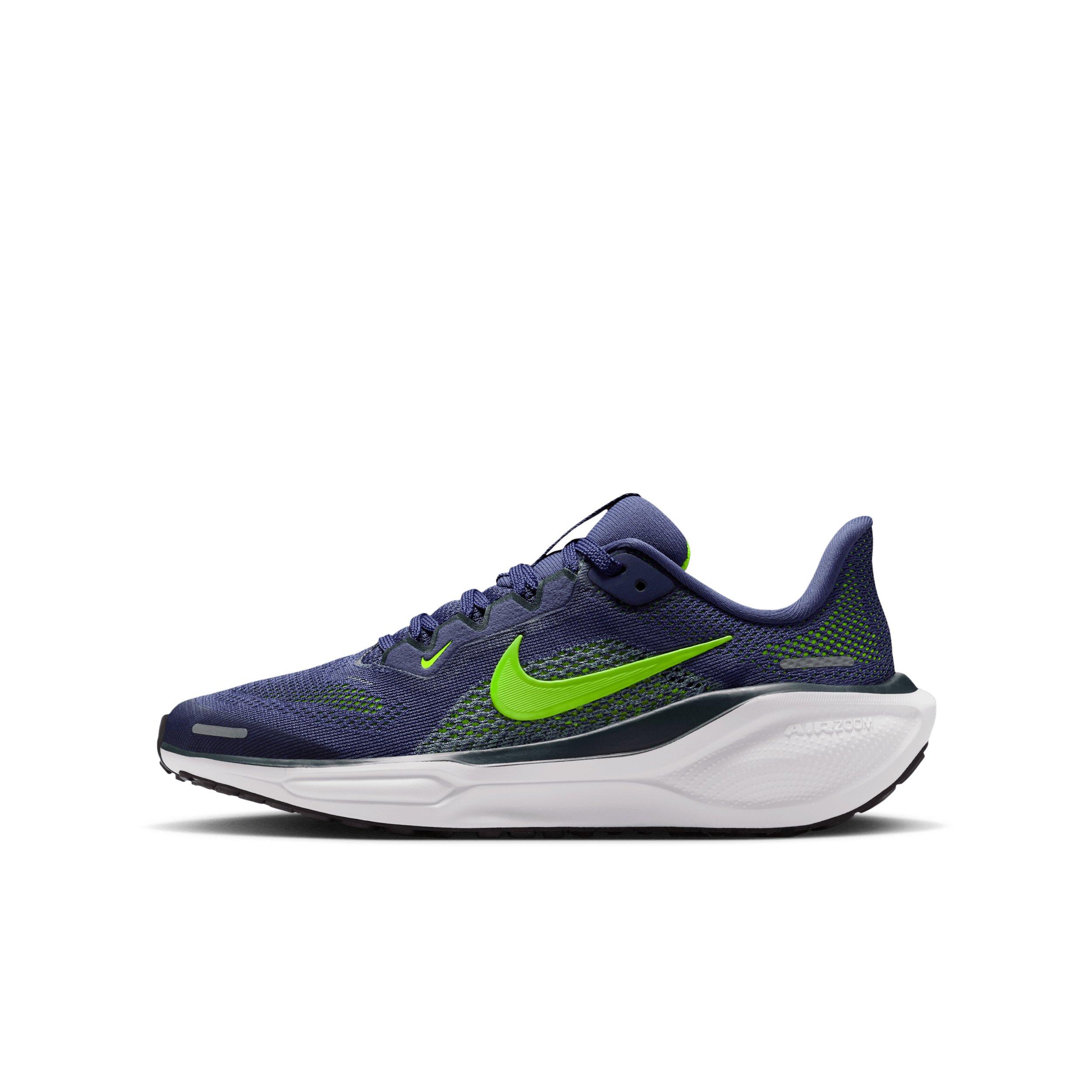 Nike Pegasus 41 Grade School Boys' "Sanded Purple/Seaweed/Cannon/Volt" Running Shoe