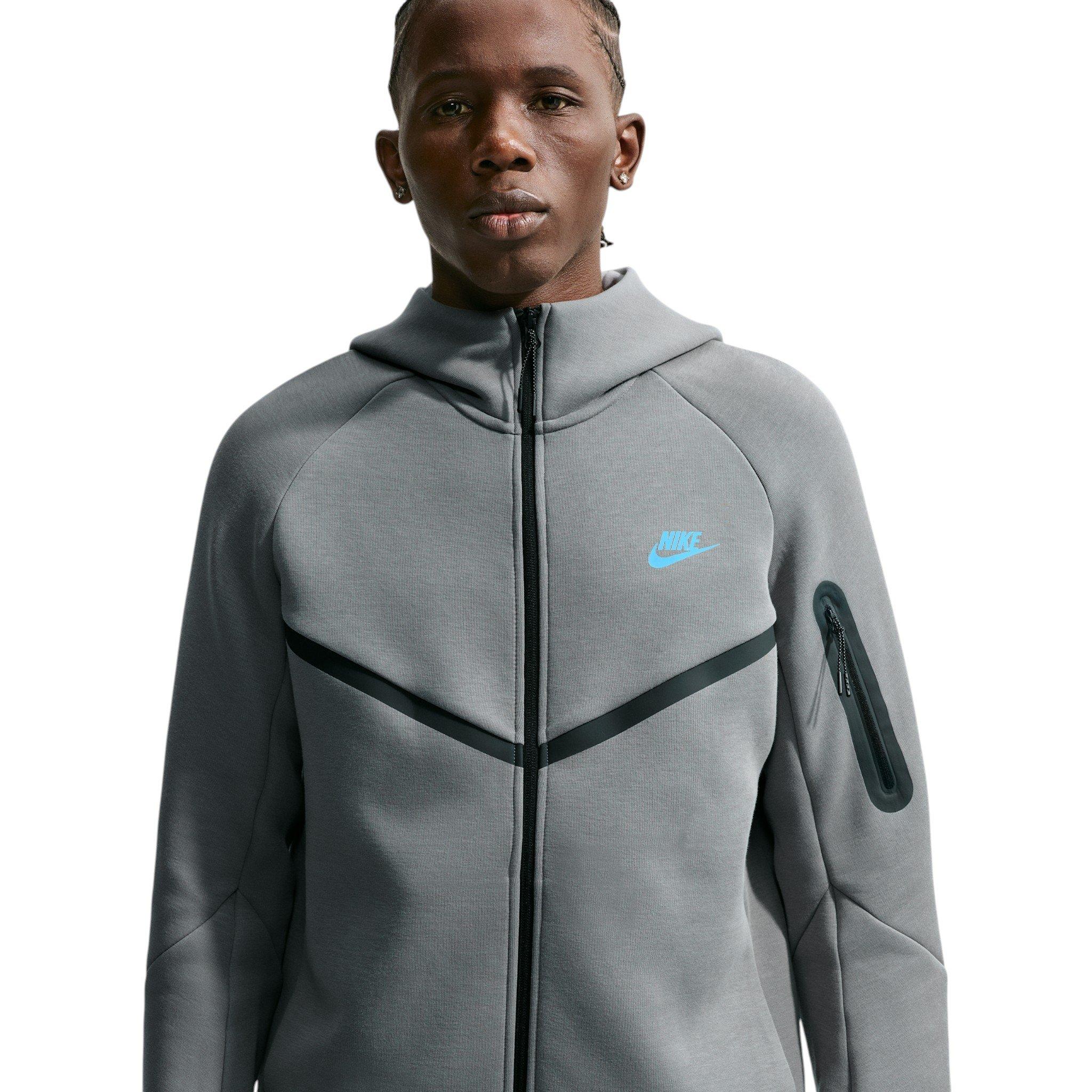 Nike Men's Tech Fleece Windrunner Full-Zip Jacket - GREY Thumbnail View 1