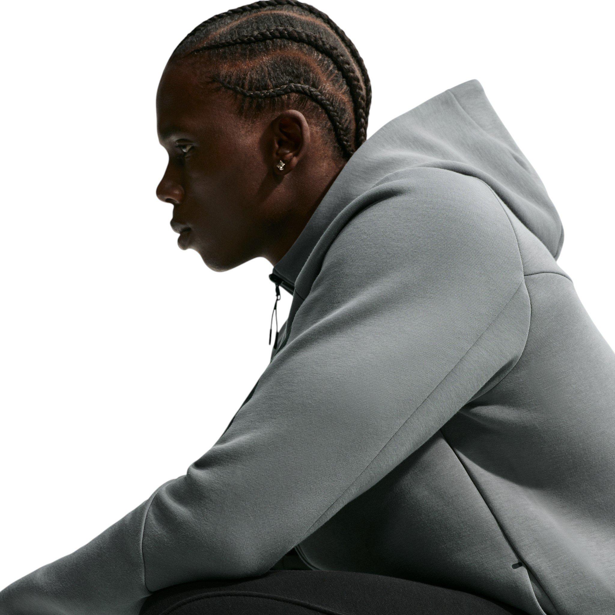 Nike Men's Tech Fleece Windrunner Full-Zip Jacket - GREY Thumbnail View 3
