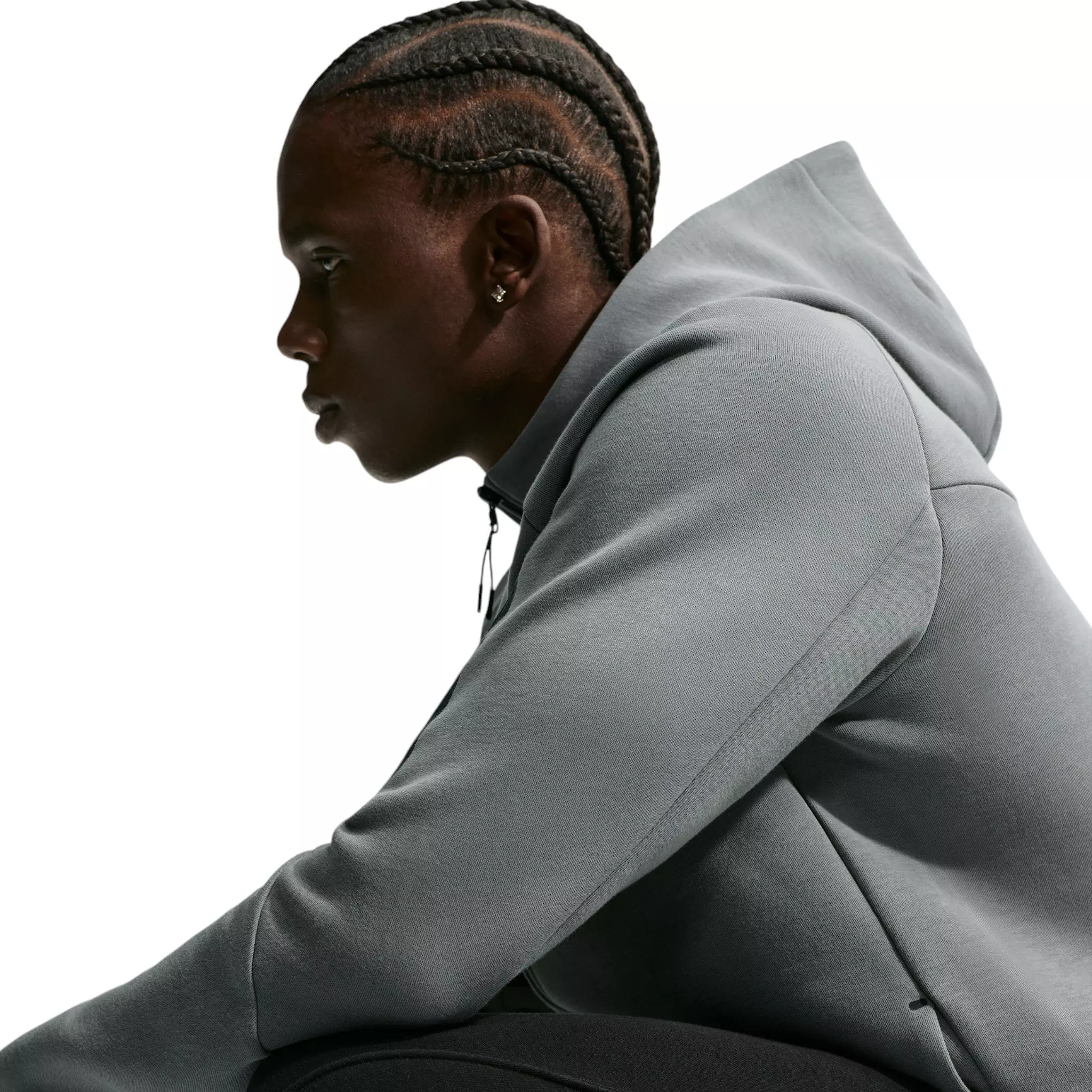 Nike Men's Tech Fleece Windrunner Full-Zip Jacket - GREY
